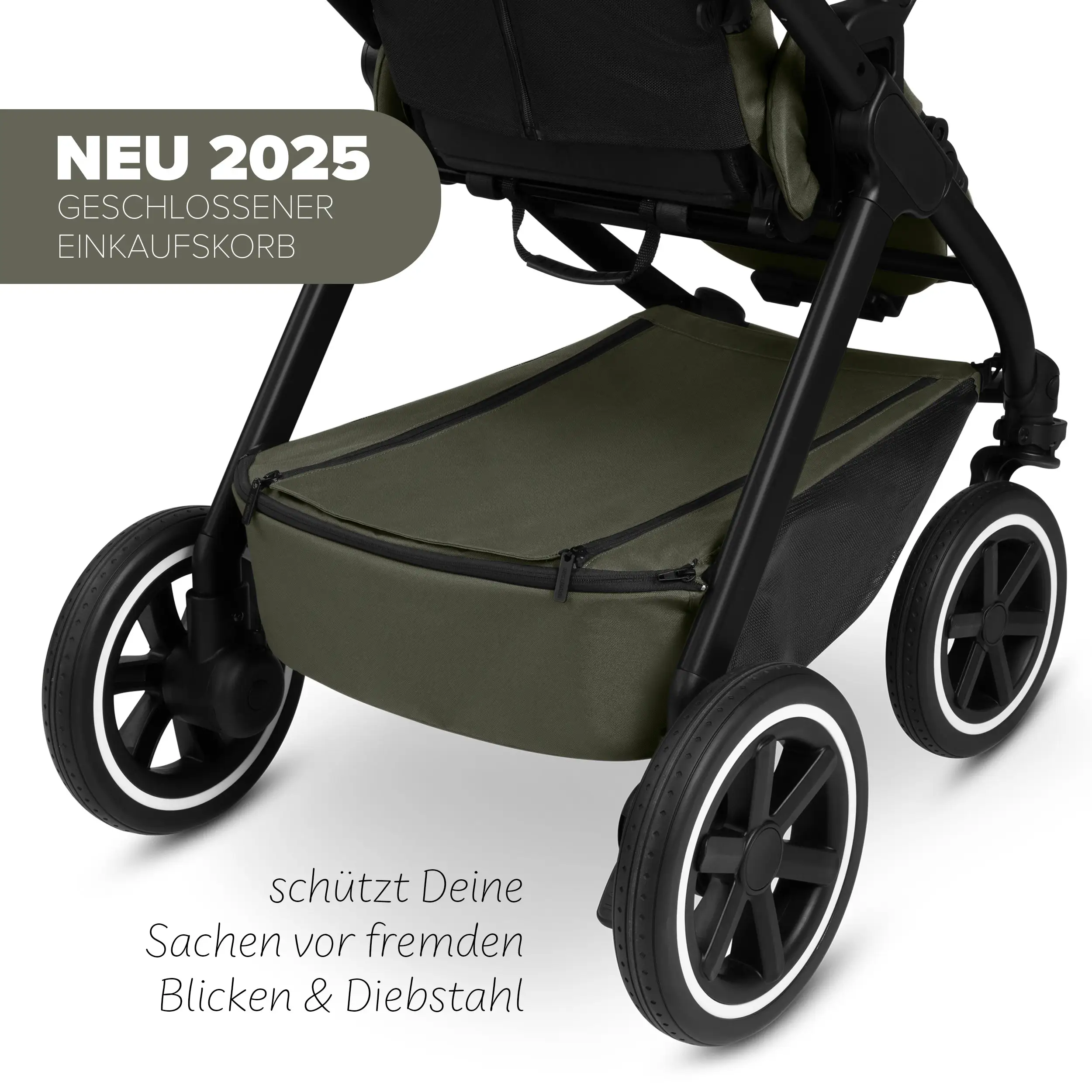 3in1-Kinderwagen-Starter-Set Samba 2 - Avocado