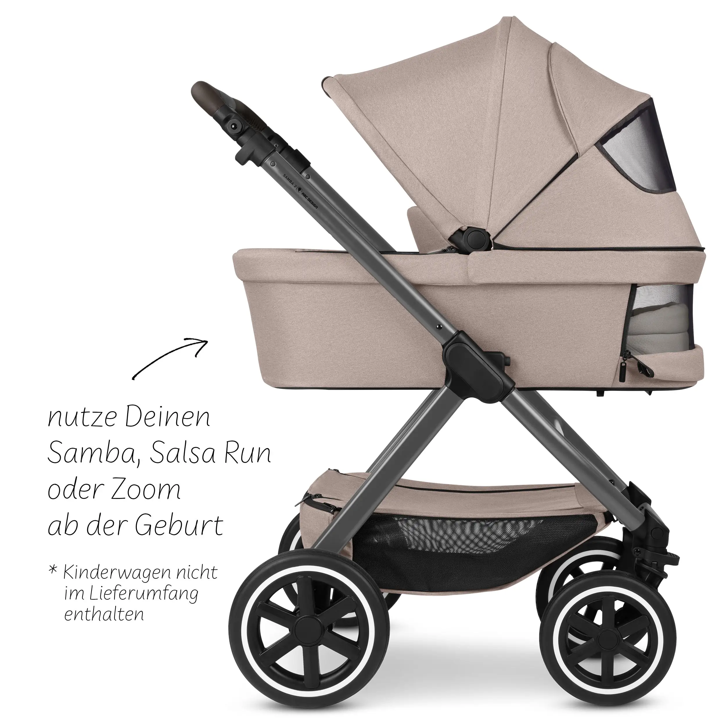 Babywanne für Samba / Salsa Run / Zoom - Camel