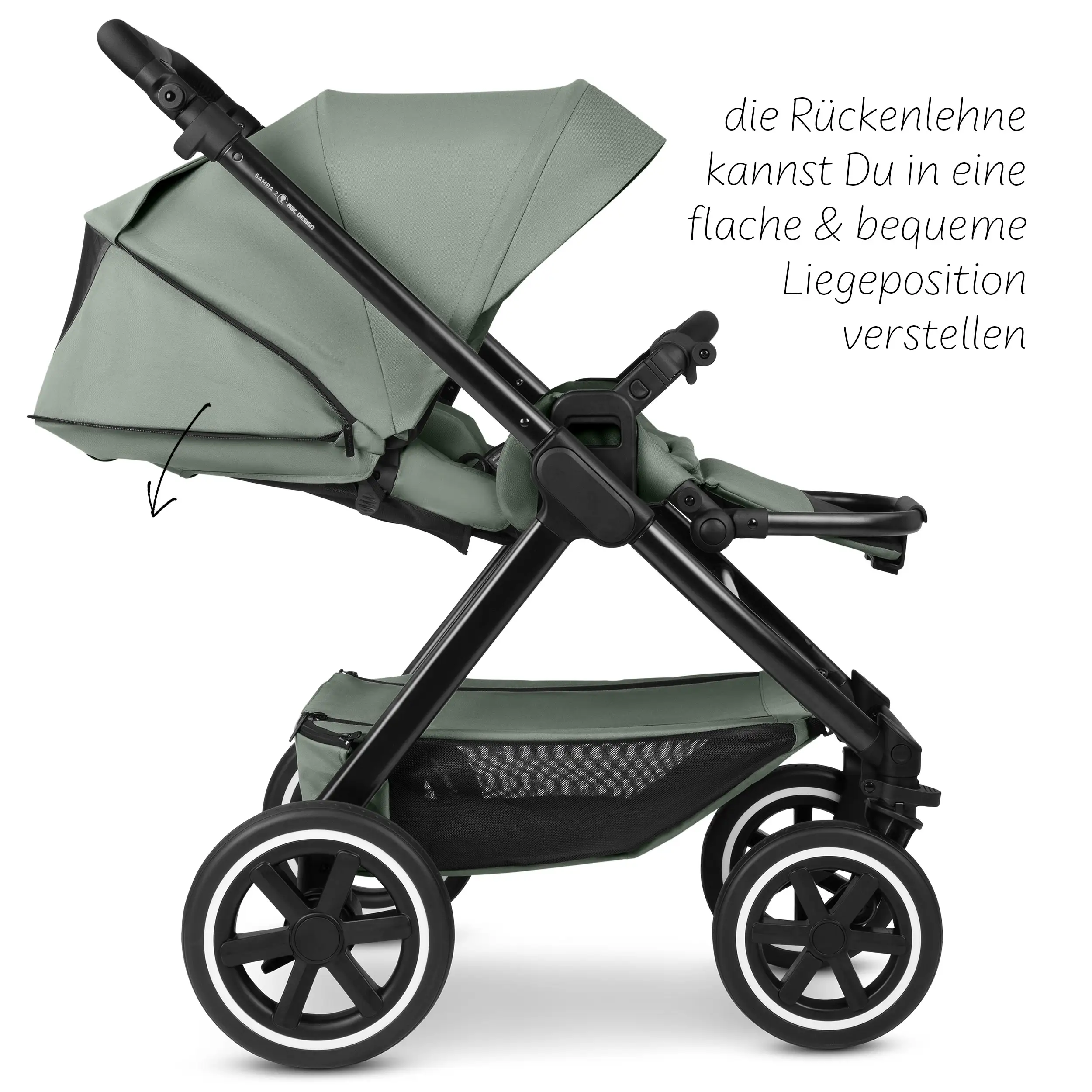 3in1 Kinderwagen-Set Samba 2 - Pine