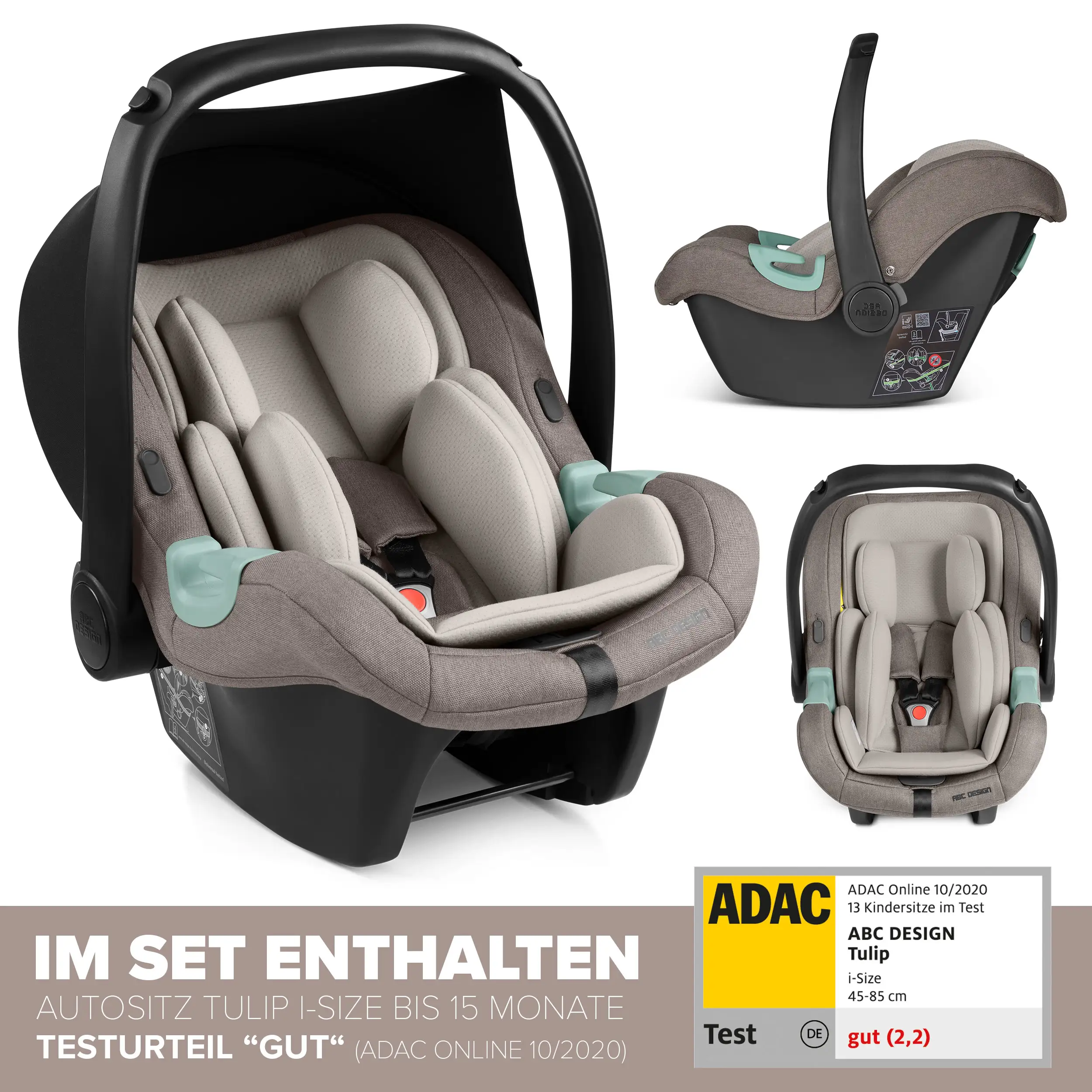 3in1 Stroller Set Salsa 5 Air Nature