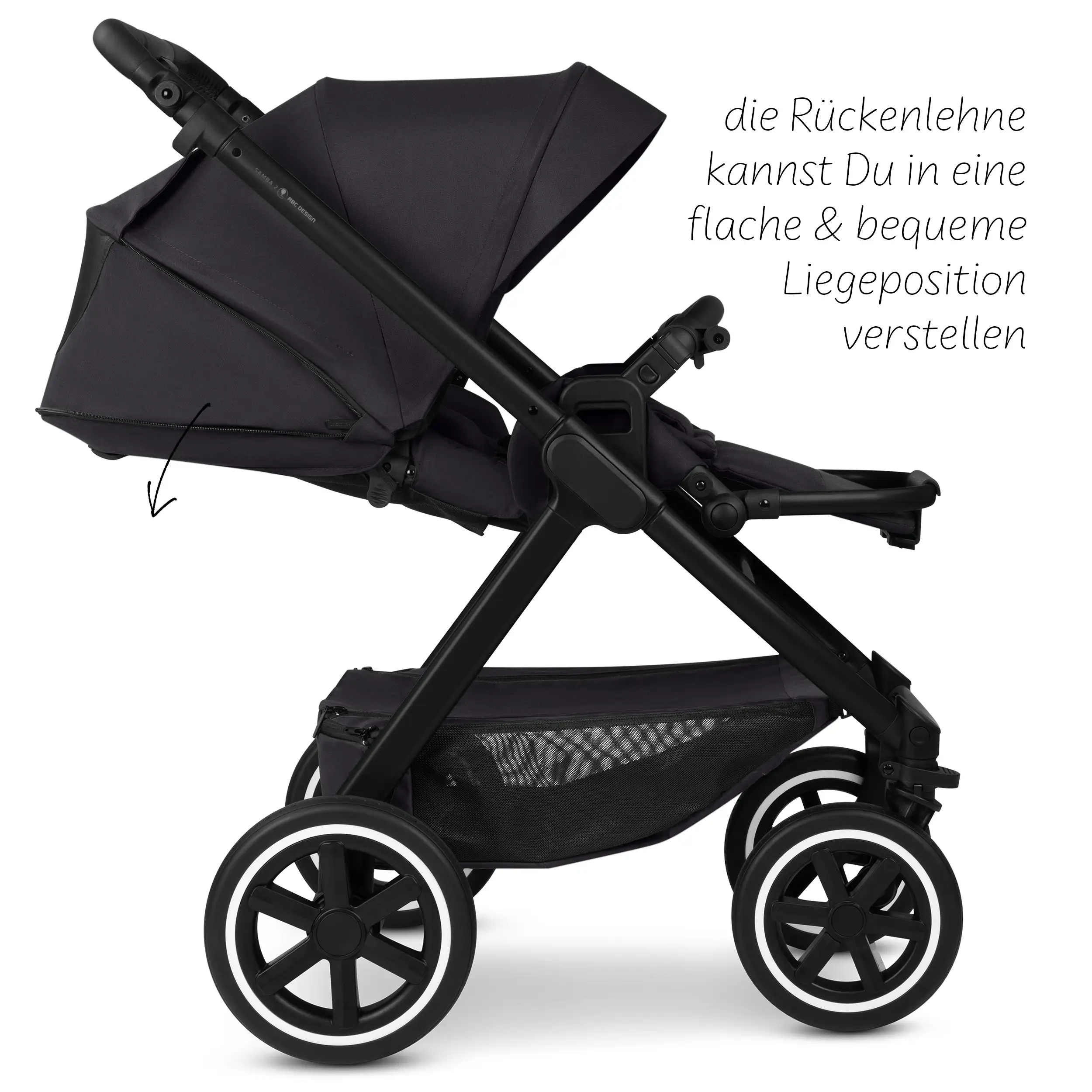 3in1 Kinderwagen-Set Samba 2 - Coal