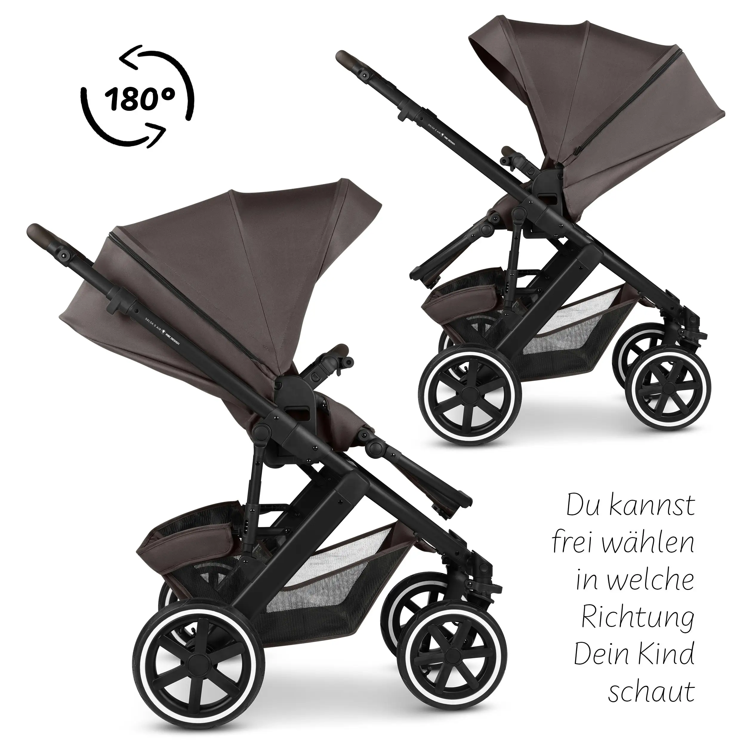 Ensemble poussette 3 en 1 Salsa 5 Air avec siège auto pour bébé - Teddy