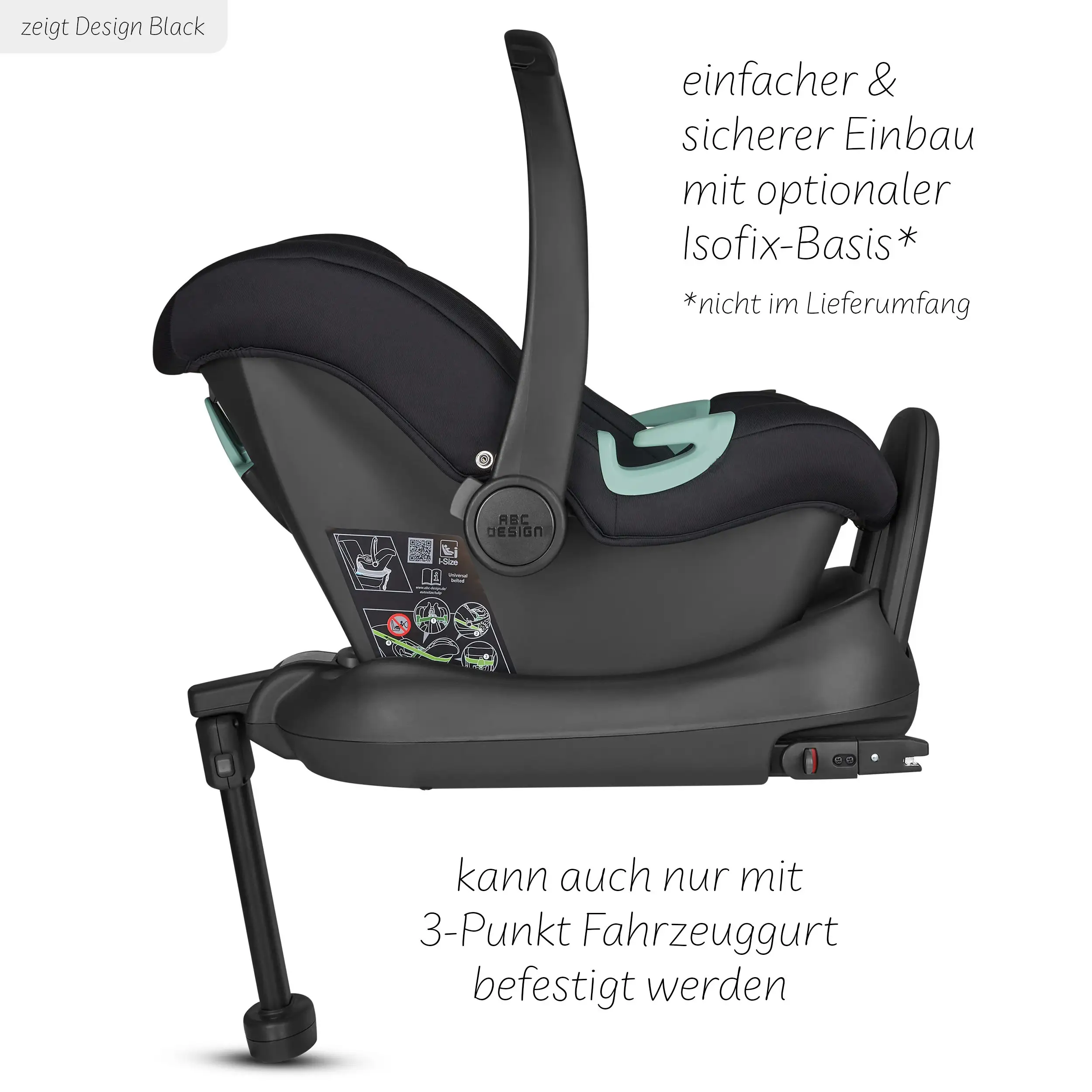 Infant Car Seat Tulip i-Size (for Newborn Babys) - Graphite