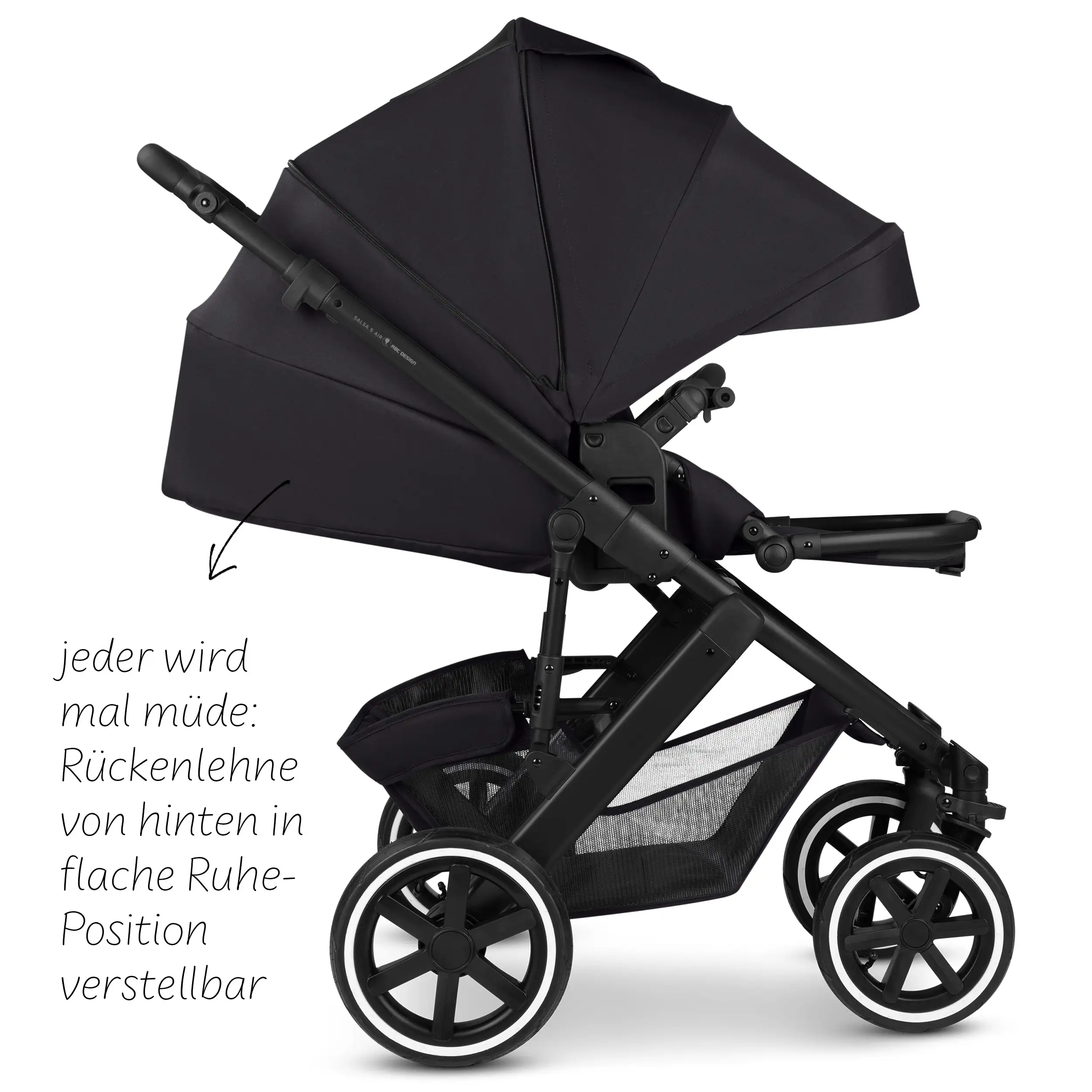 Kombi-Kinderwagen Salsa 5 Air - Coal