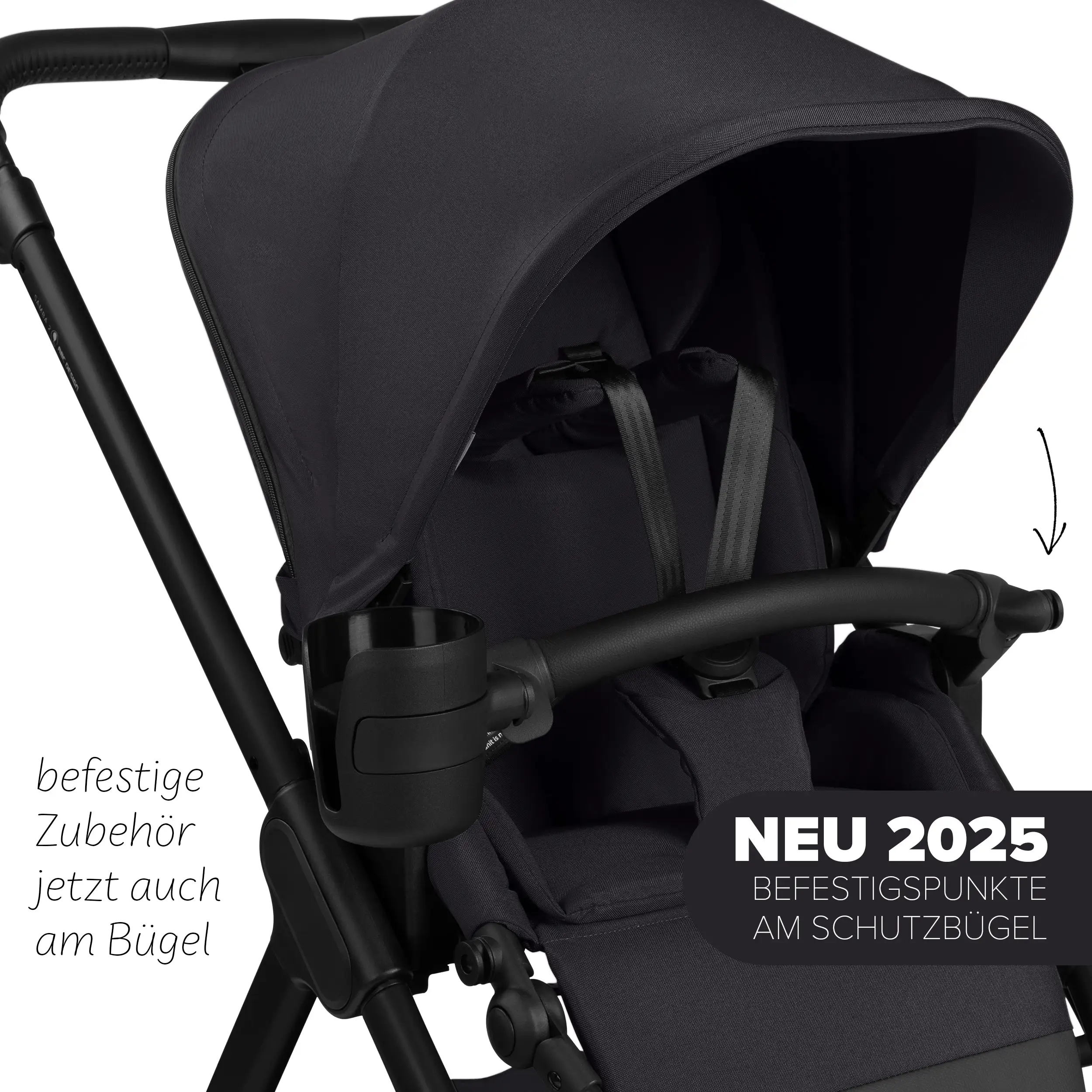 3in1 Kinderwagen-Set Samba 2 - Coal