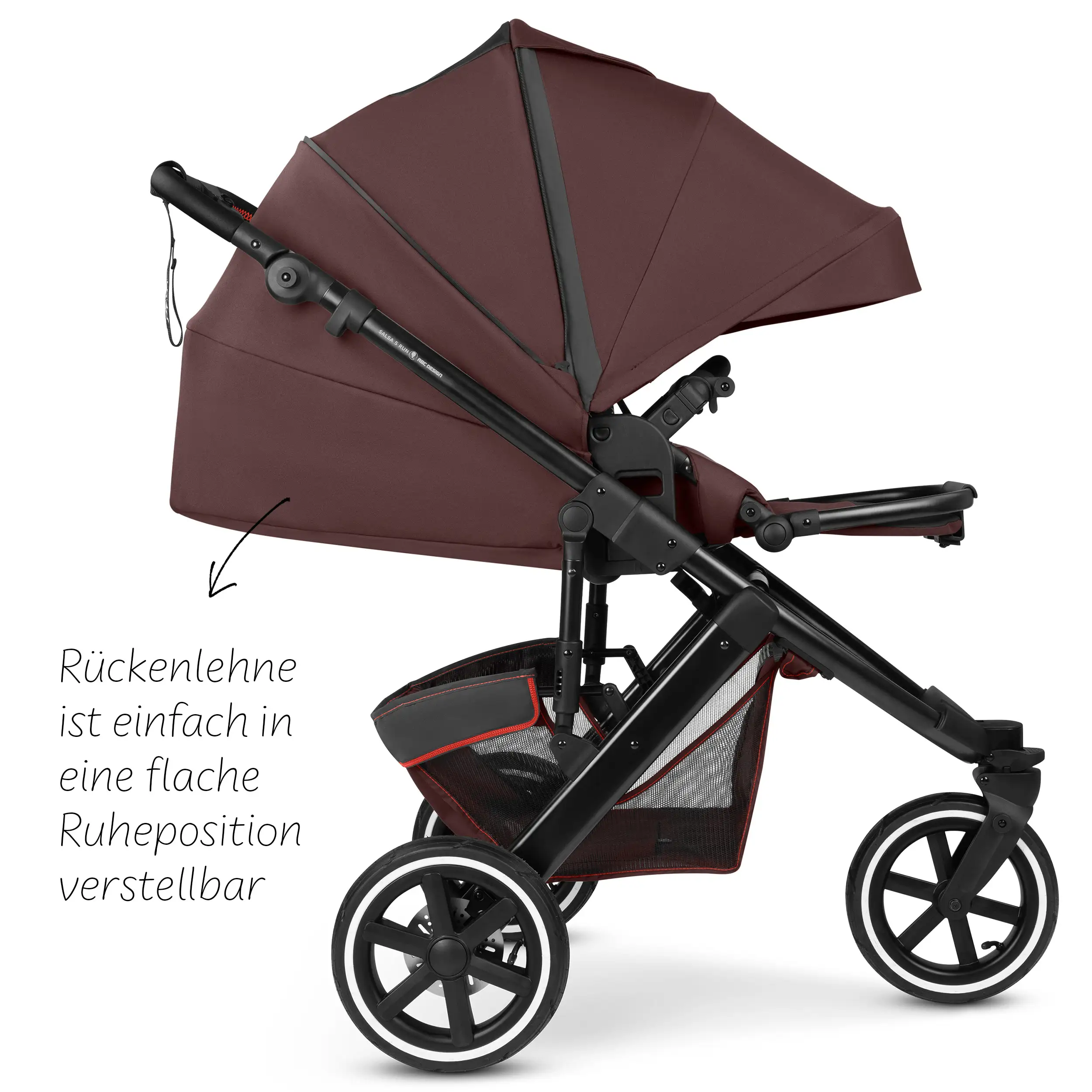 Kombi-Kinderwagen Salsa 5 Run - Umbra