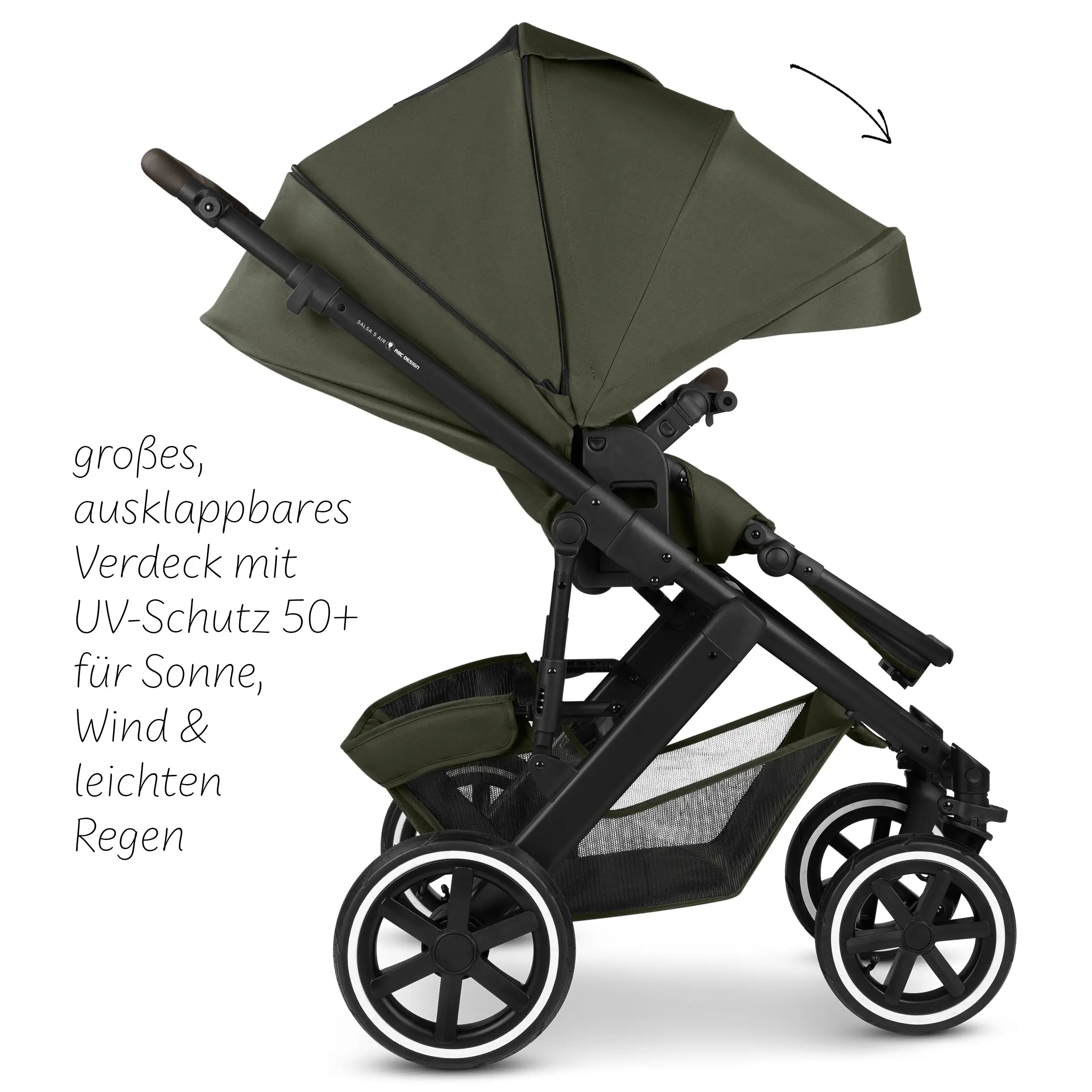 2in1 Stroller Salsa 5 Air - Avocado