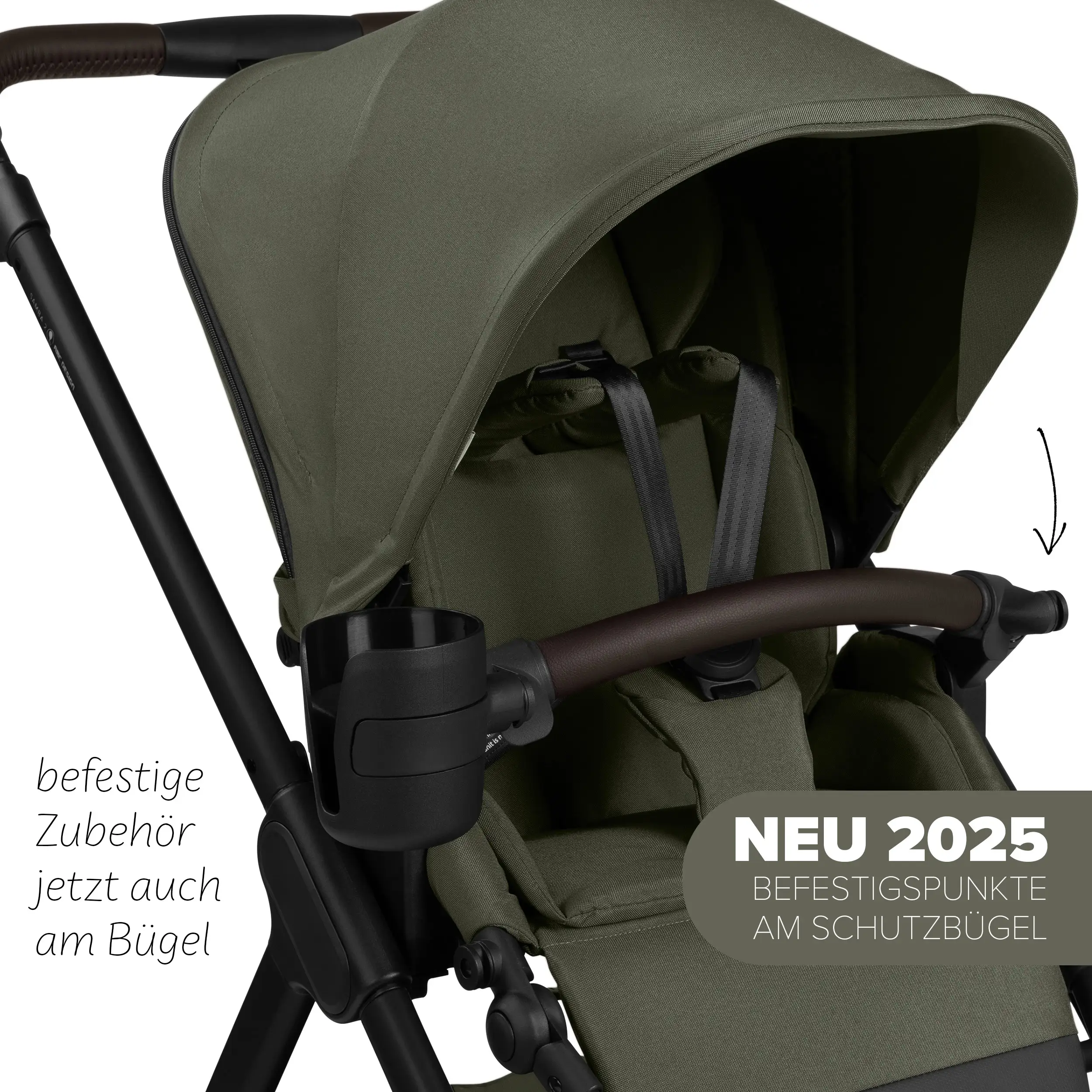 3in1 Kinderwagen-Set Samba 2 - Avocado