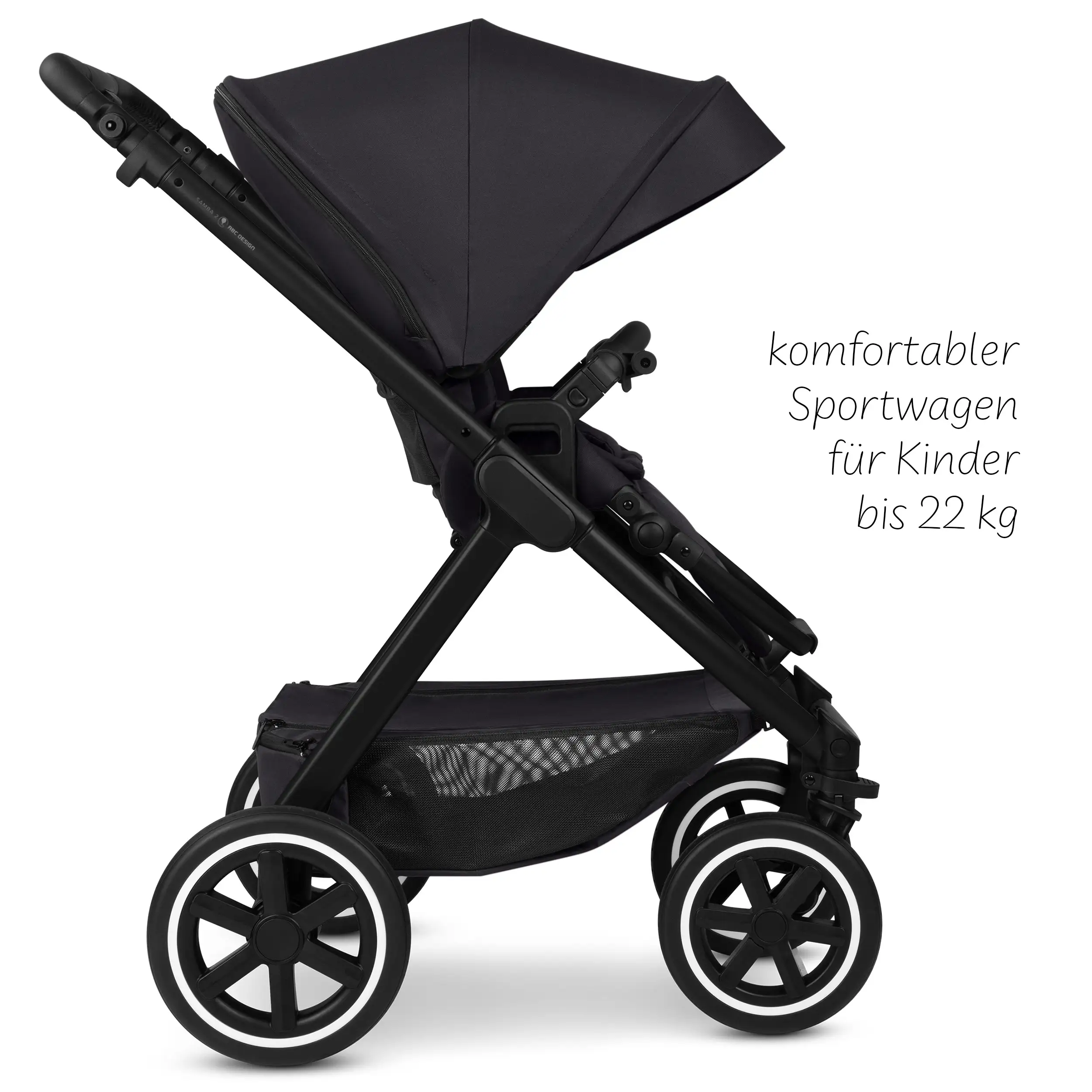 3in1 Kinderwagen-Set Samba 2 - Coal