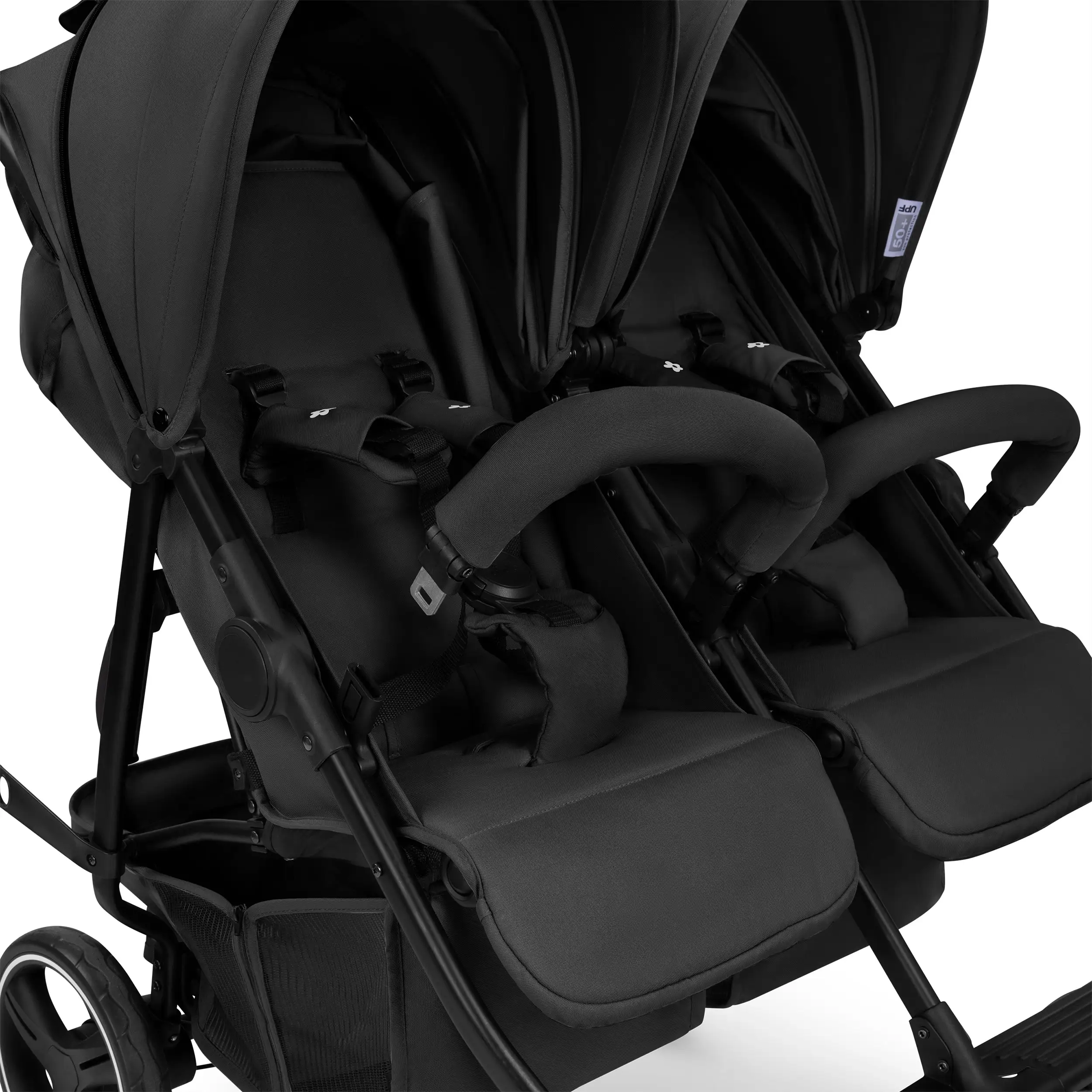 Geschwisterkinderwagen D Two - Black