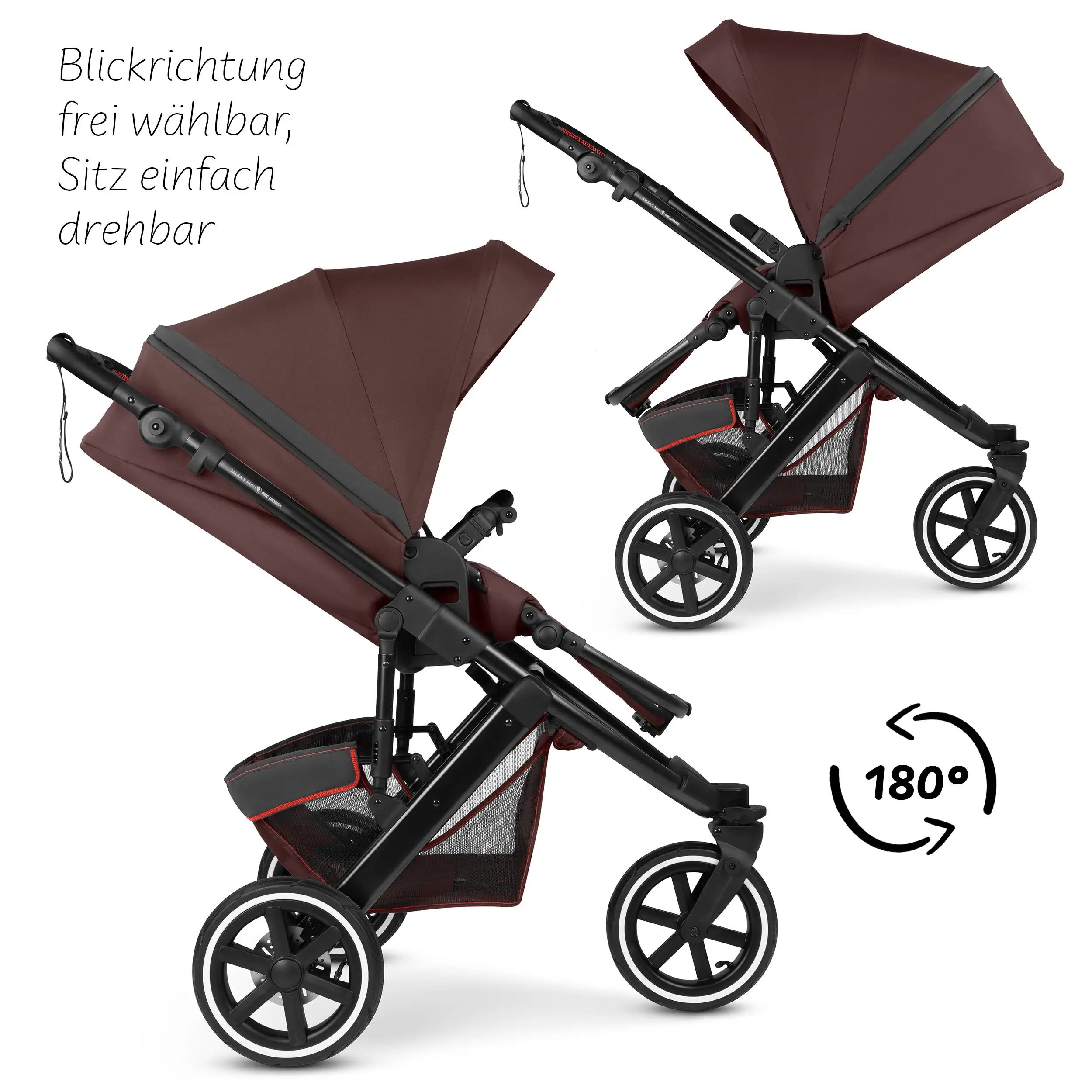 Kombi-Kinderwagen Salsa 5 Run - Umbra