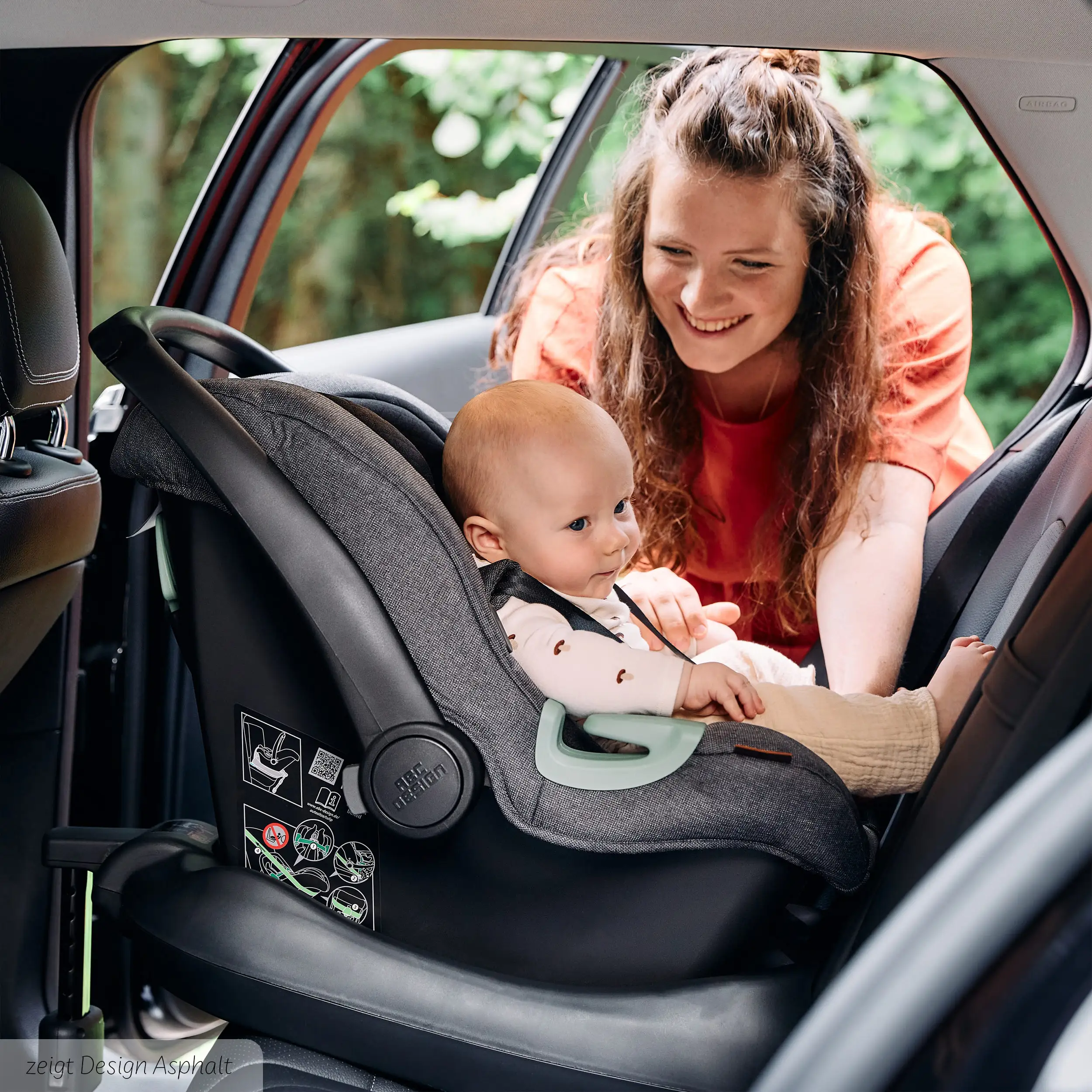 Infant Car Seat Tulip i-Size (for Newborn Babys) - Black