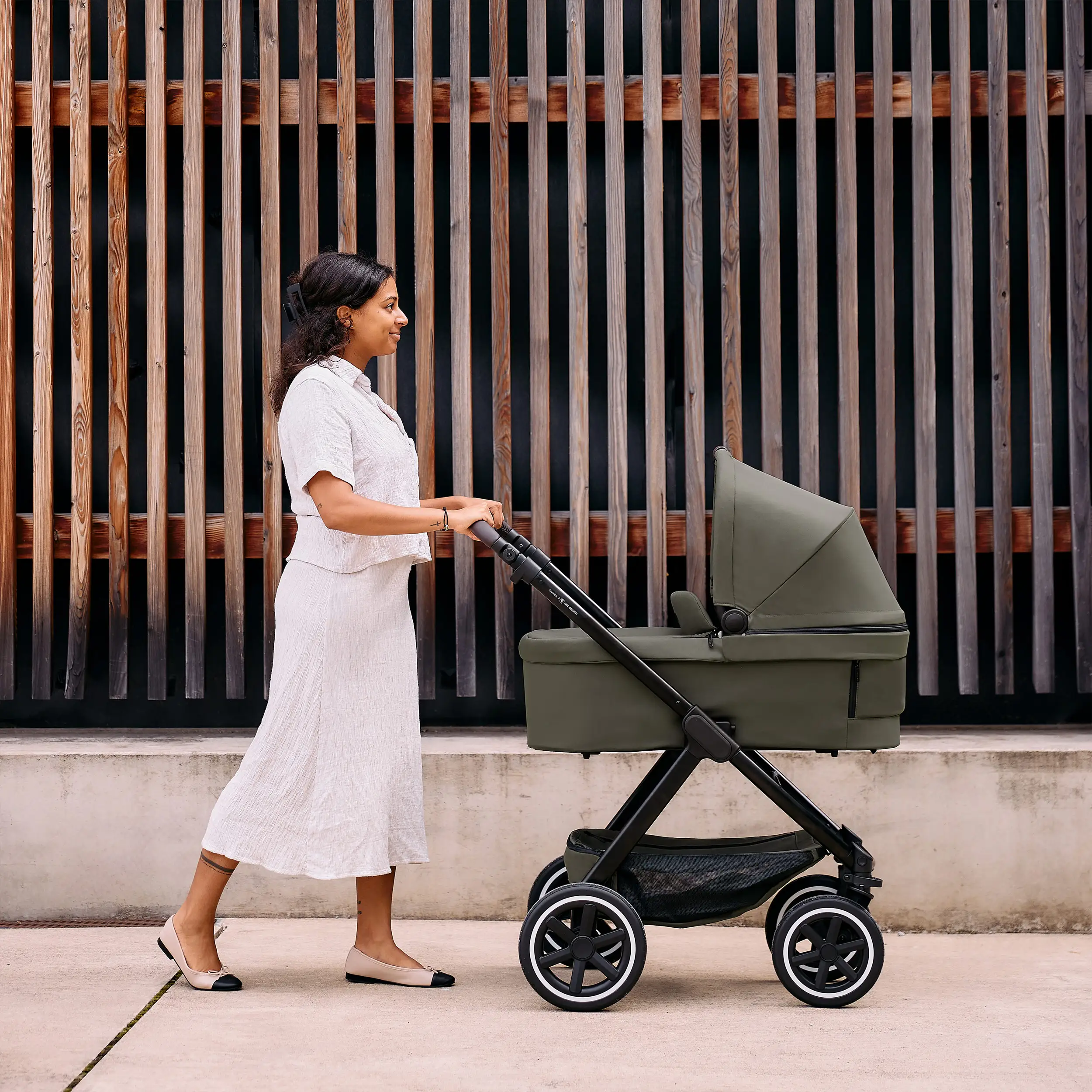 3in1-Kinderwagen-Starter-Set Samba 2 - Avocado