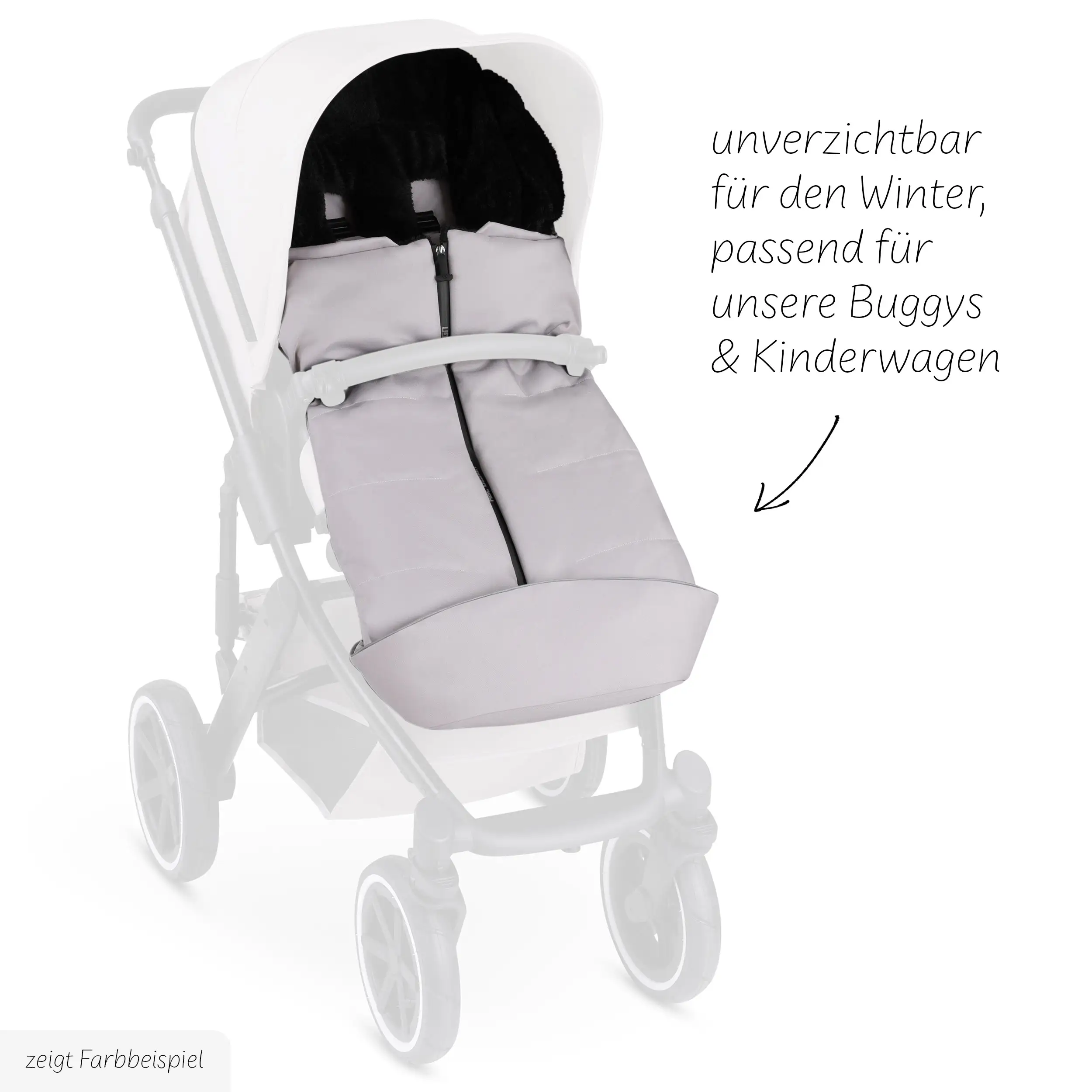 Winter Footmuff for Stroller - Almond