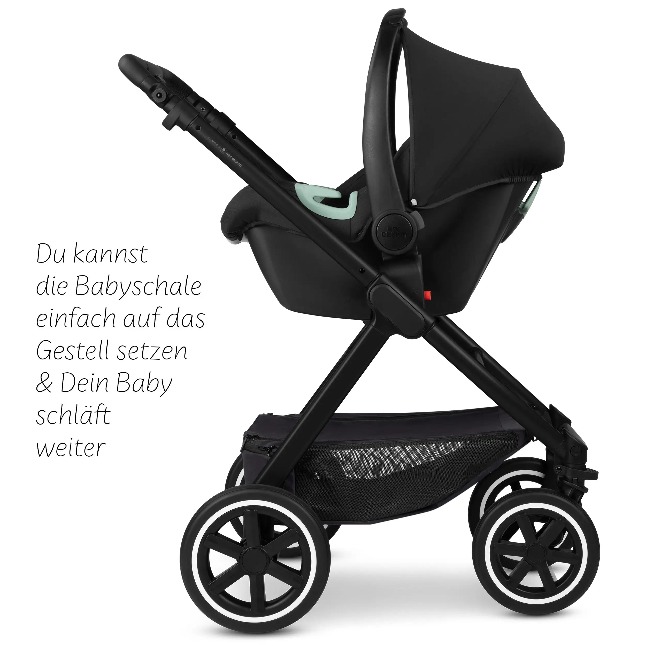 3in1 Kinderwagen-Set Samba 2 - Coal