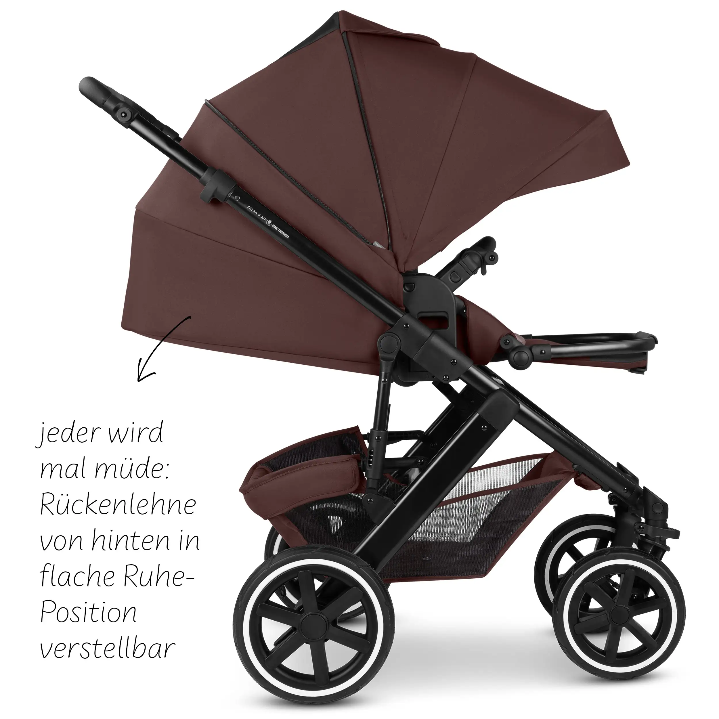 2in1 Stroller Salsa 5 Air Set - Umbra