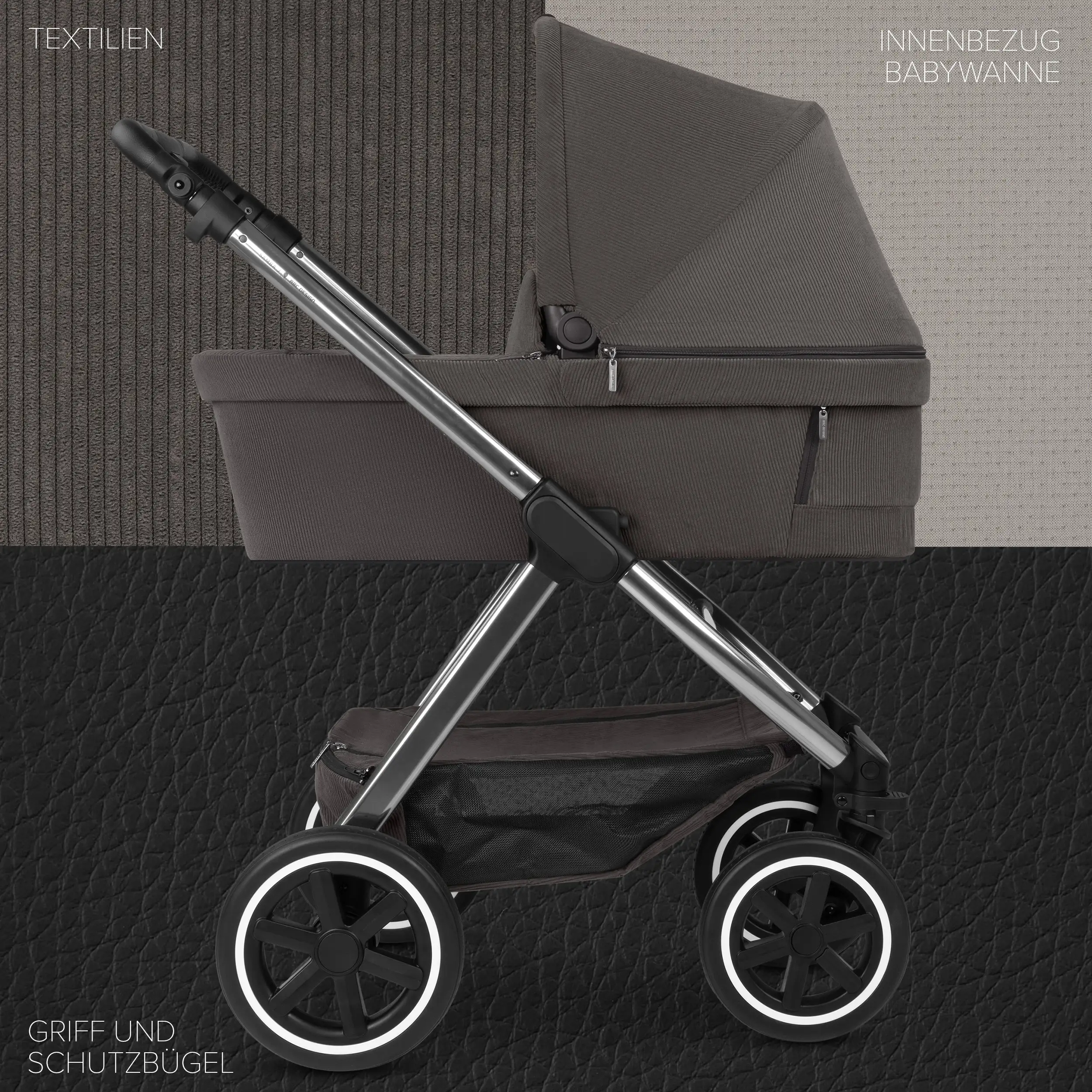 Kombi-Kinderwagen Samba 2 - Almond