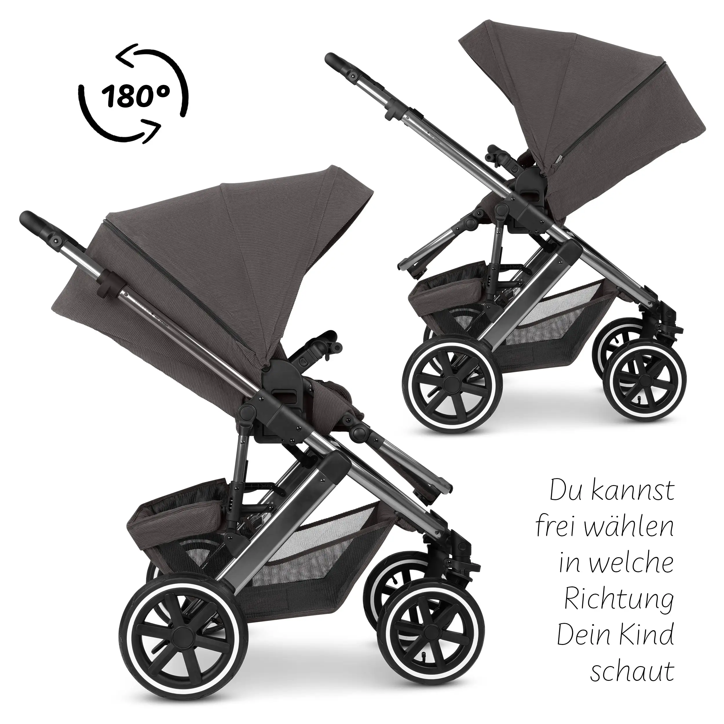 Kombi-Kinderwagen Salsa 5 Air - Almond