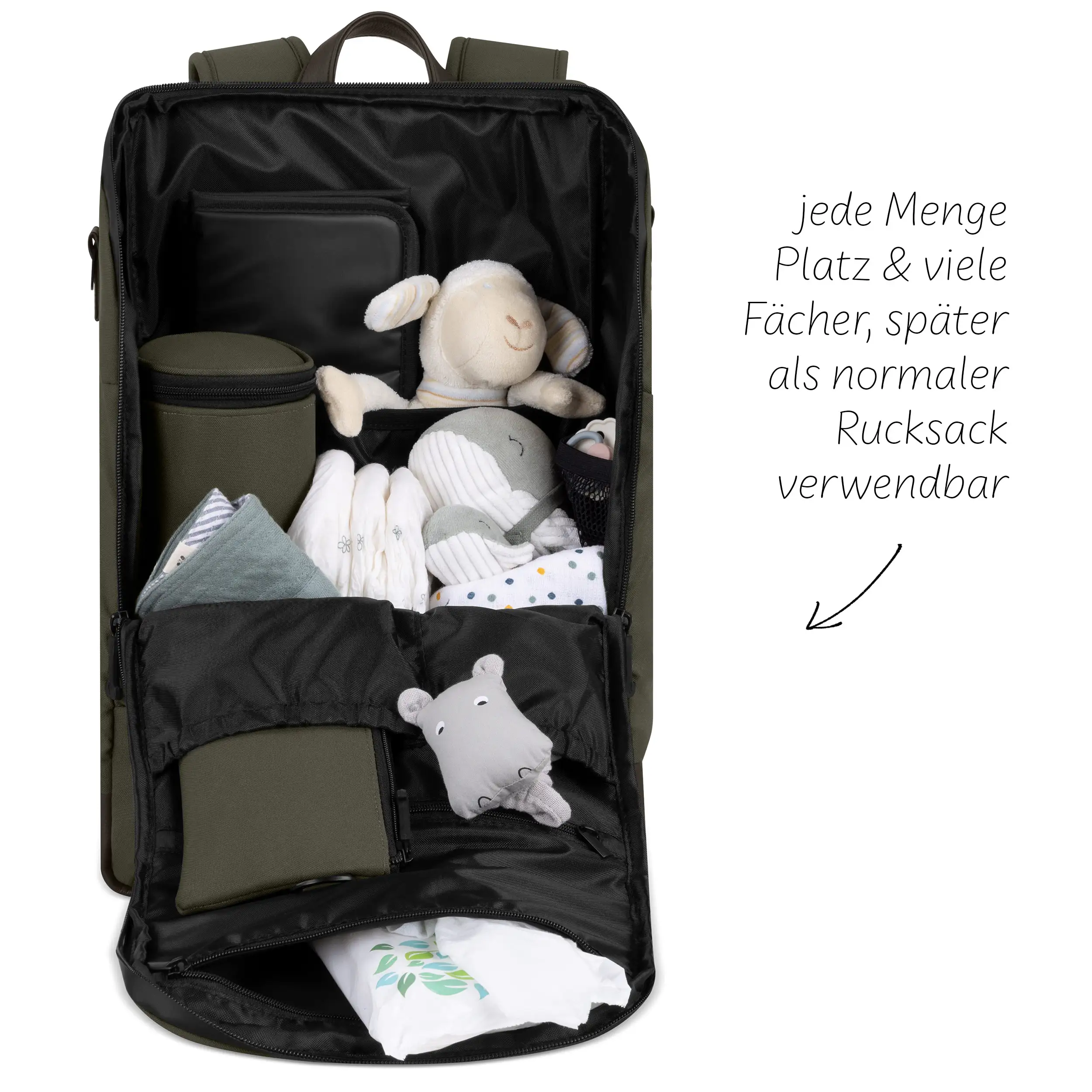 Diaper Changing Backpack Active - Avocado