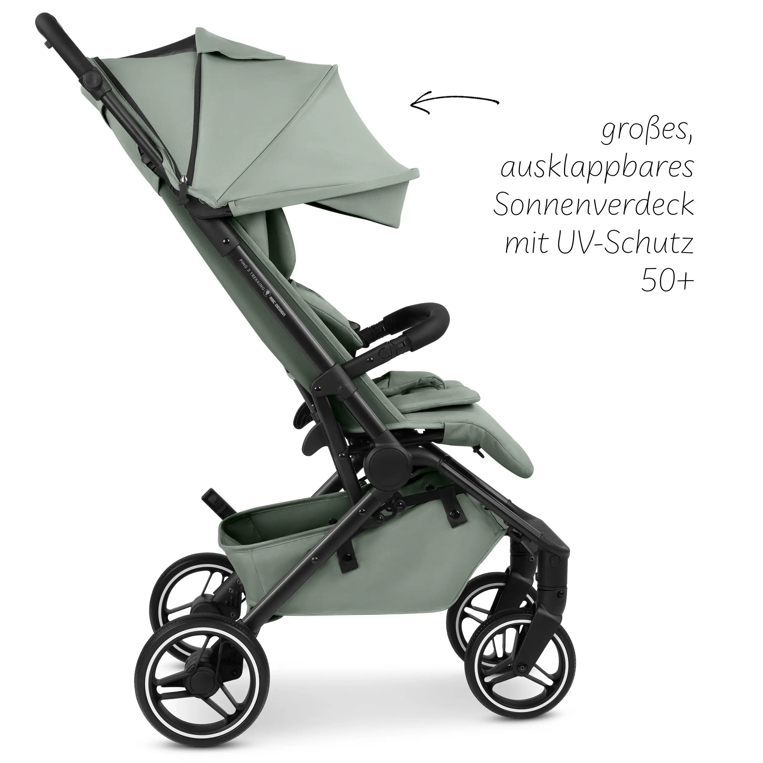 Reisebuggy Ping 3 Trekking mit Zubehörset - Pine