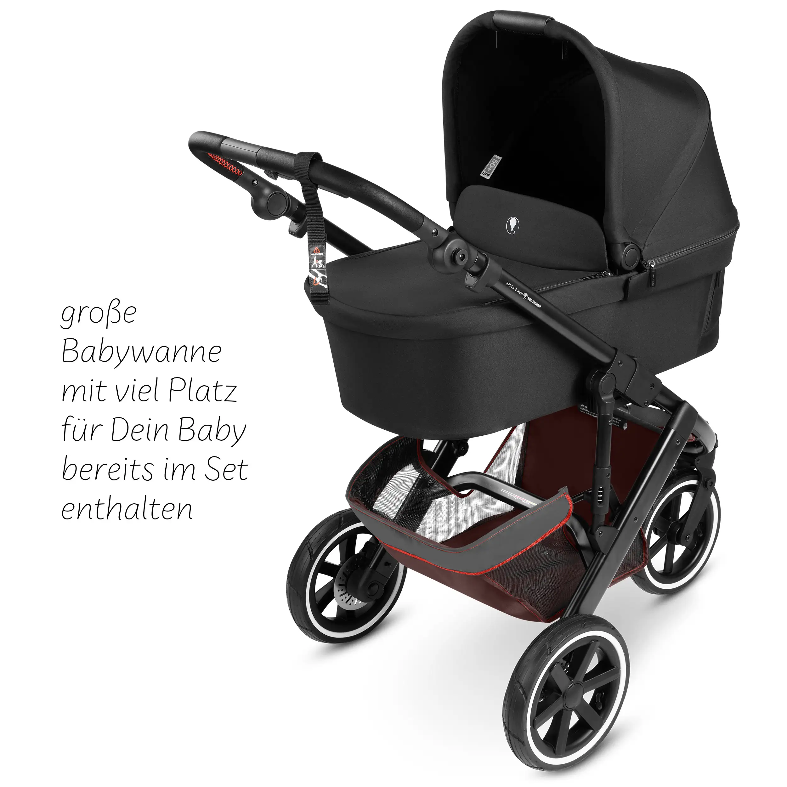 3in1 Kinderwagen-Set Salsa 5 Run - Umbra