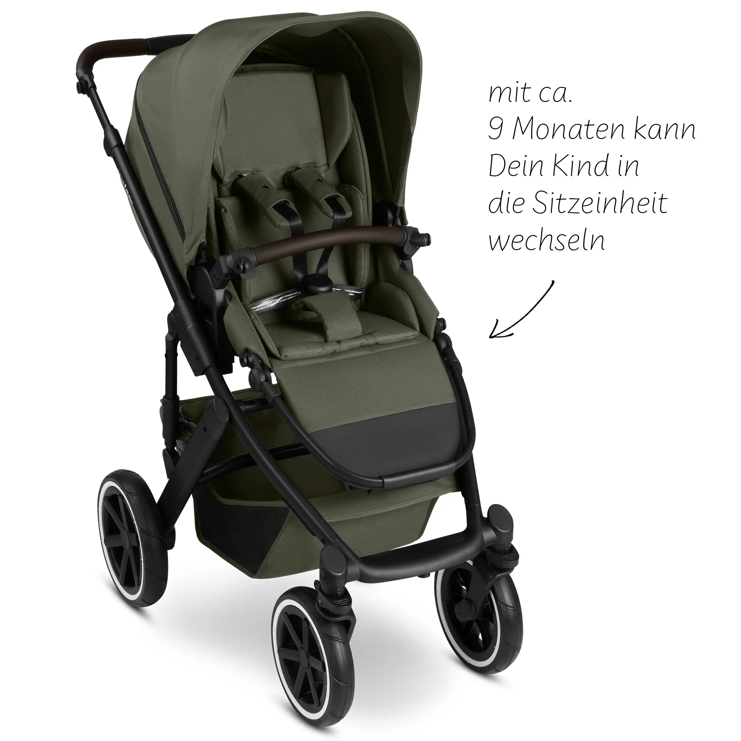 2in1 Stroller Salsa 5 Air - Avocado