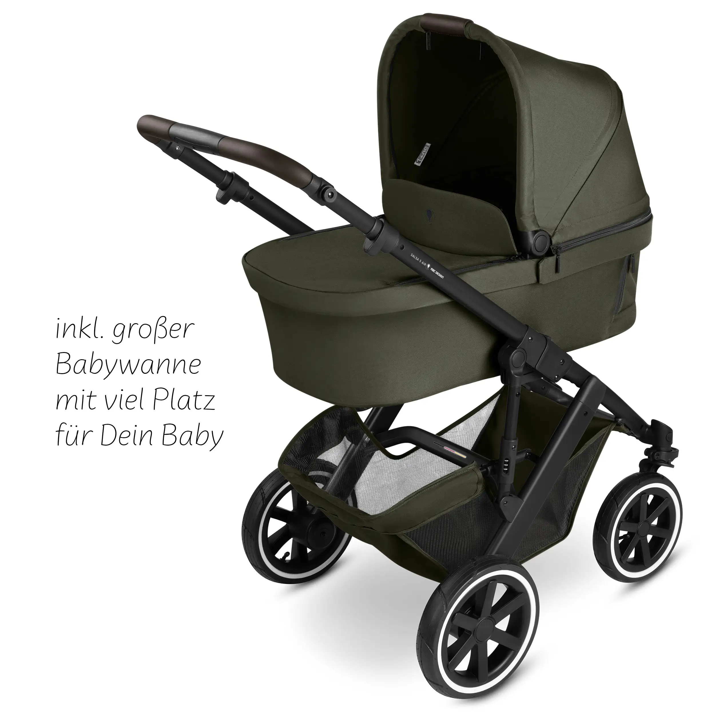 Kombi-Kinderwagen Salsa 5 Air - Avocado