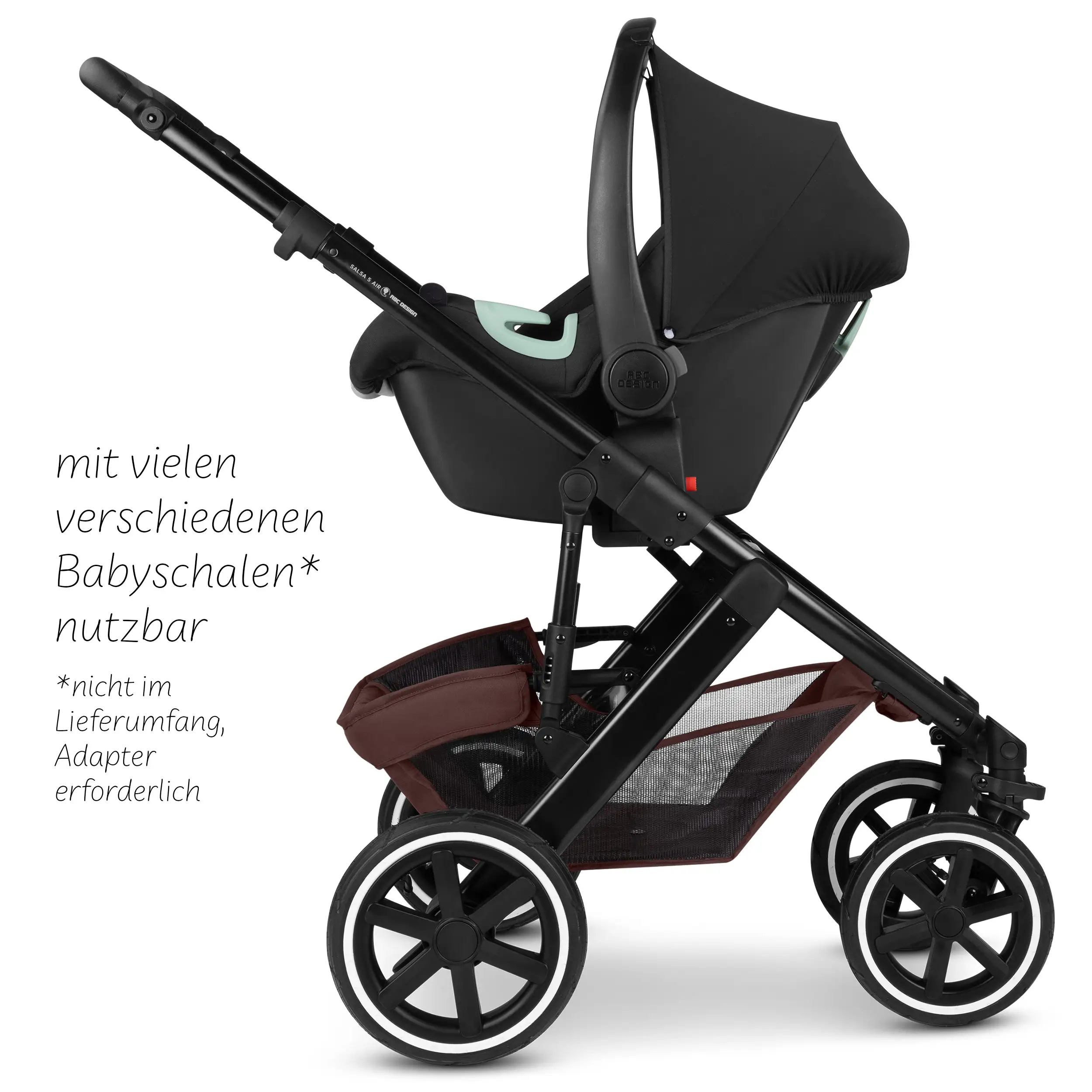 2in1 Stroller Salsa 5 Air Set - Umbra