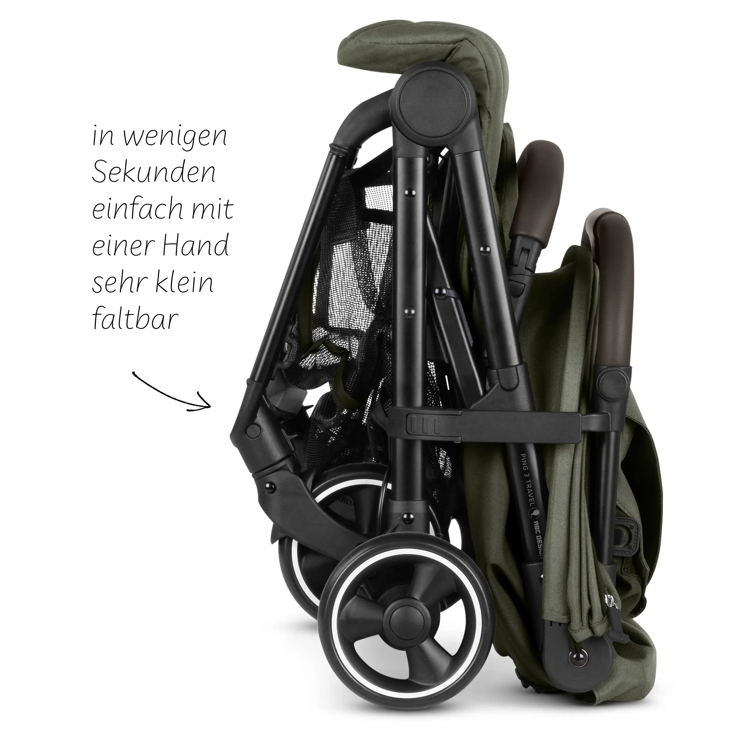 Travel Stroller Ping 3 Travel - Avocado