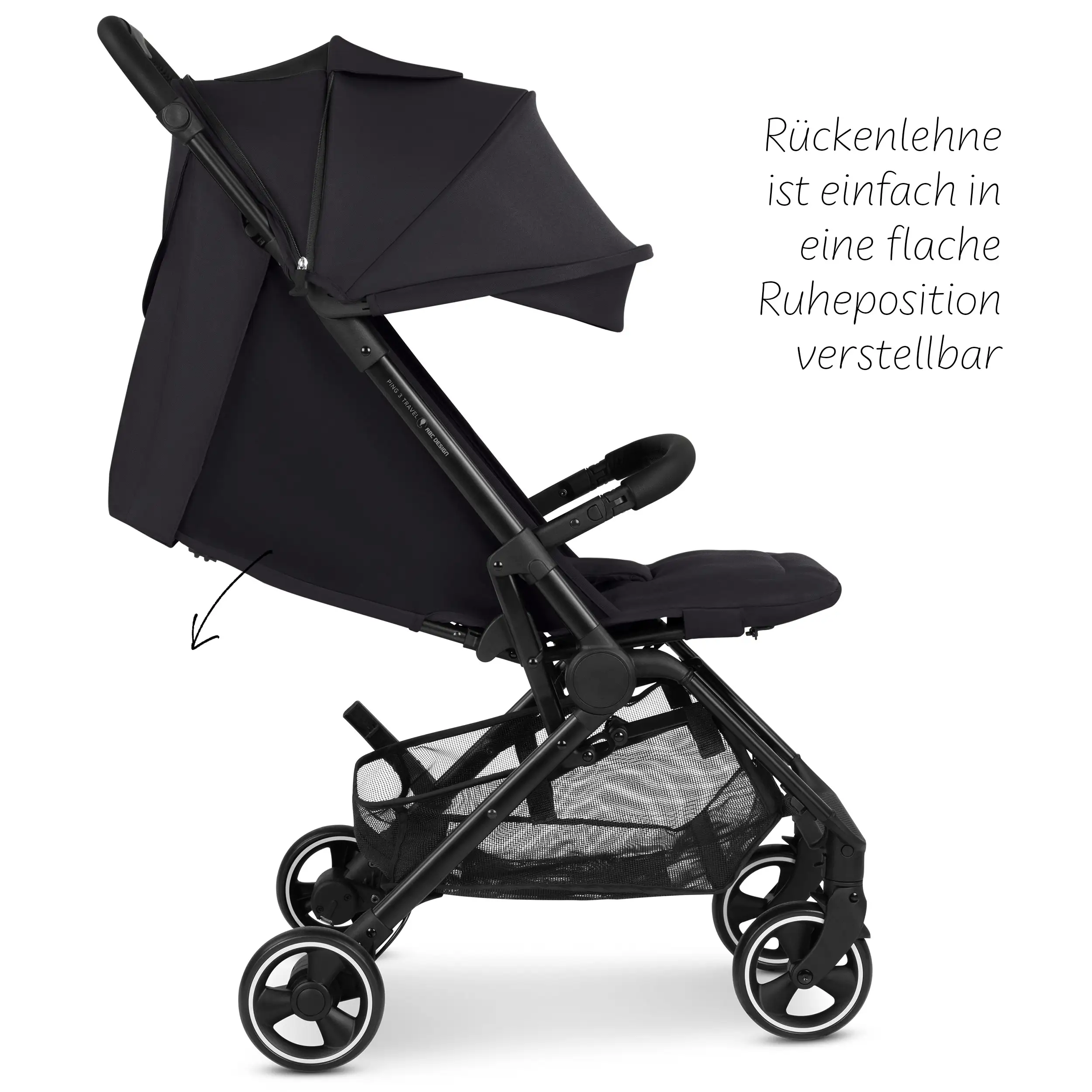 Ping 3 Travel pushchair - Coal