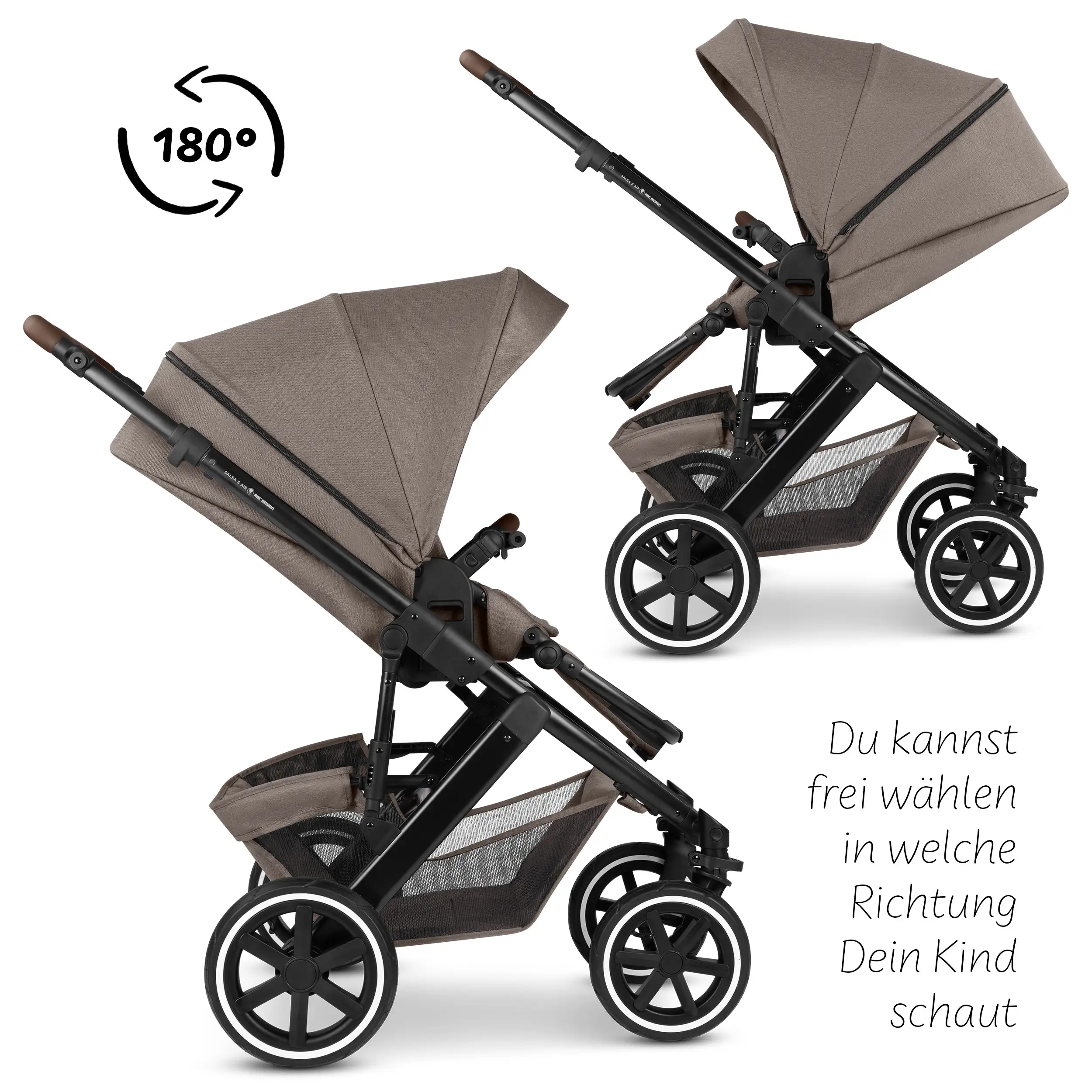 2in1 Stroller Salsa 5 Air - Nature