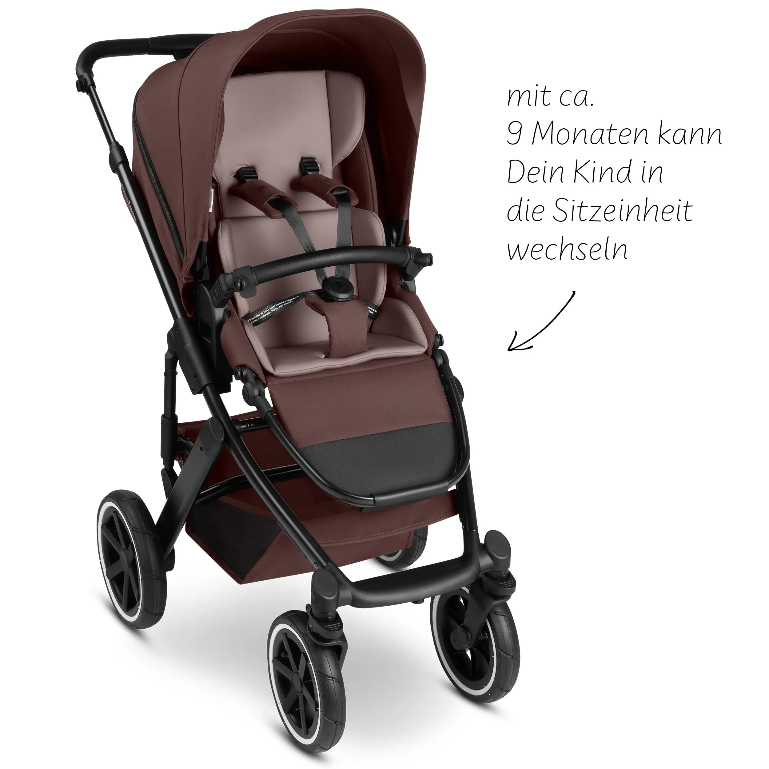 Kombi-Kinderwagen Salsa 5 Air Set - Umbra