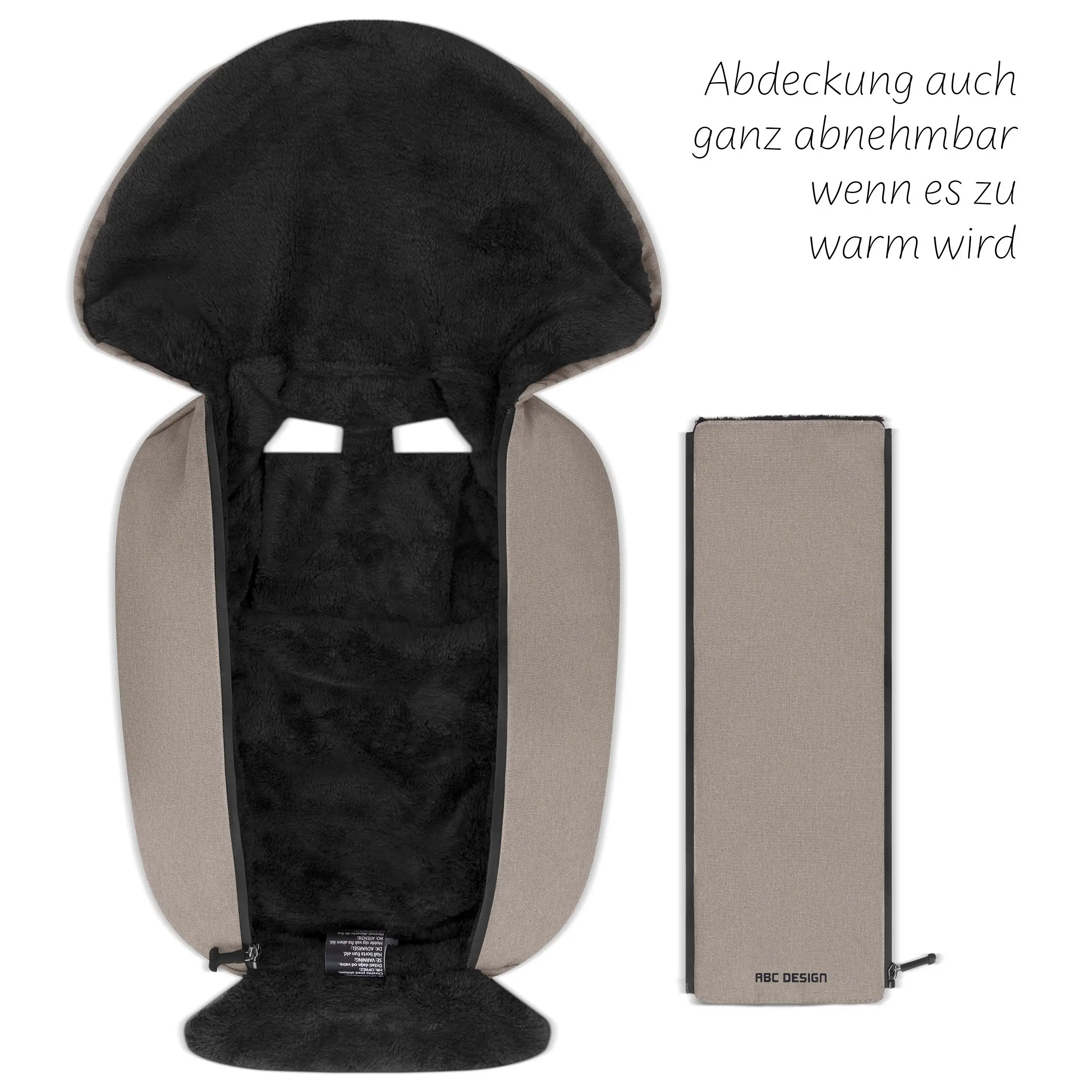 Neugeborenen Fußsack - Camel