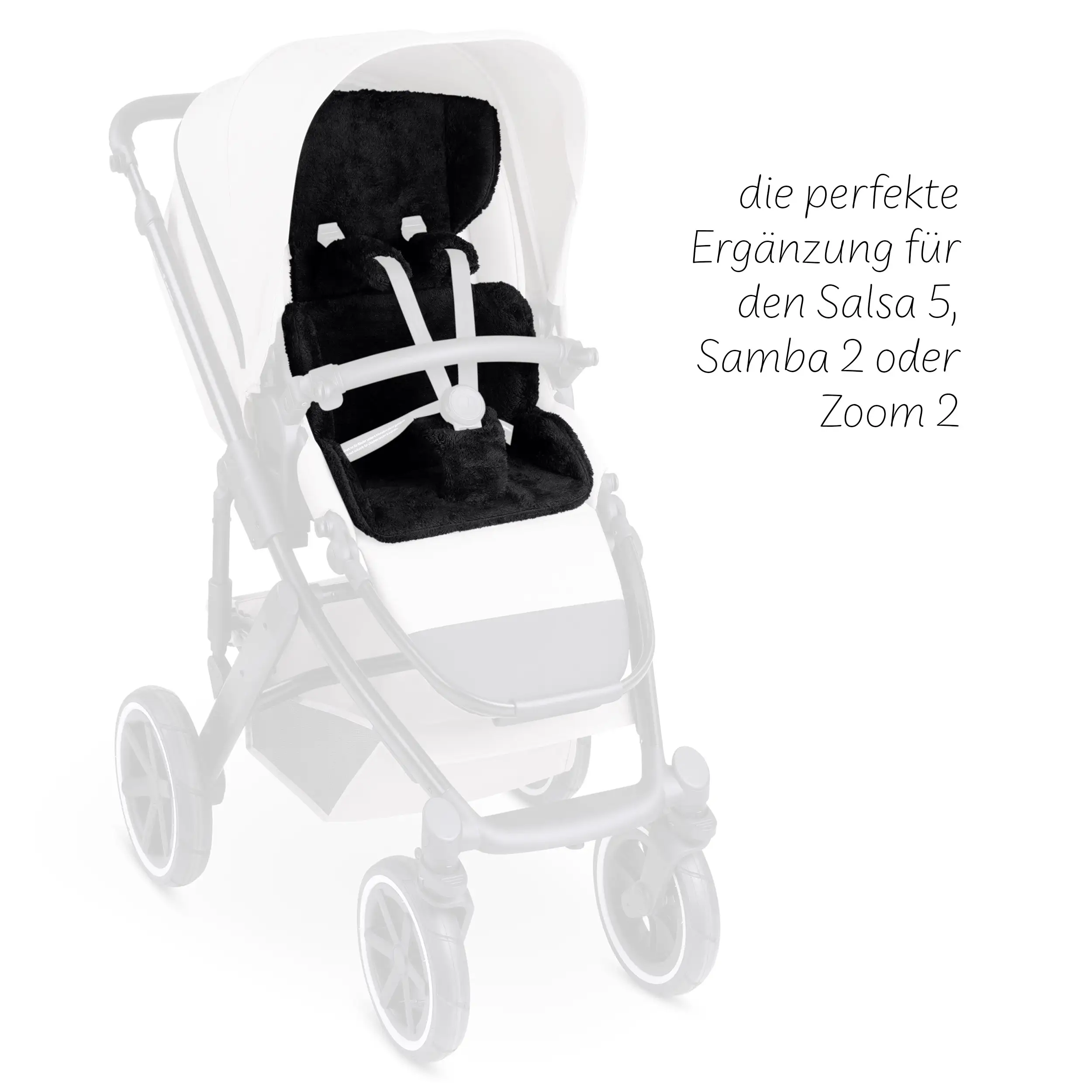 Comfort Seat Cover for Stroller Samba, Salsa, Zoom - Black