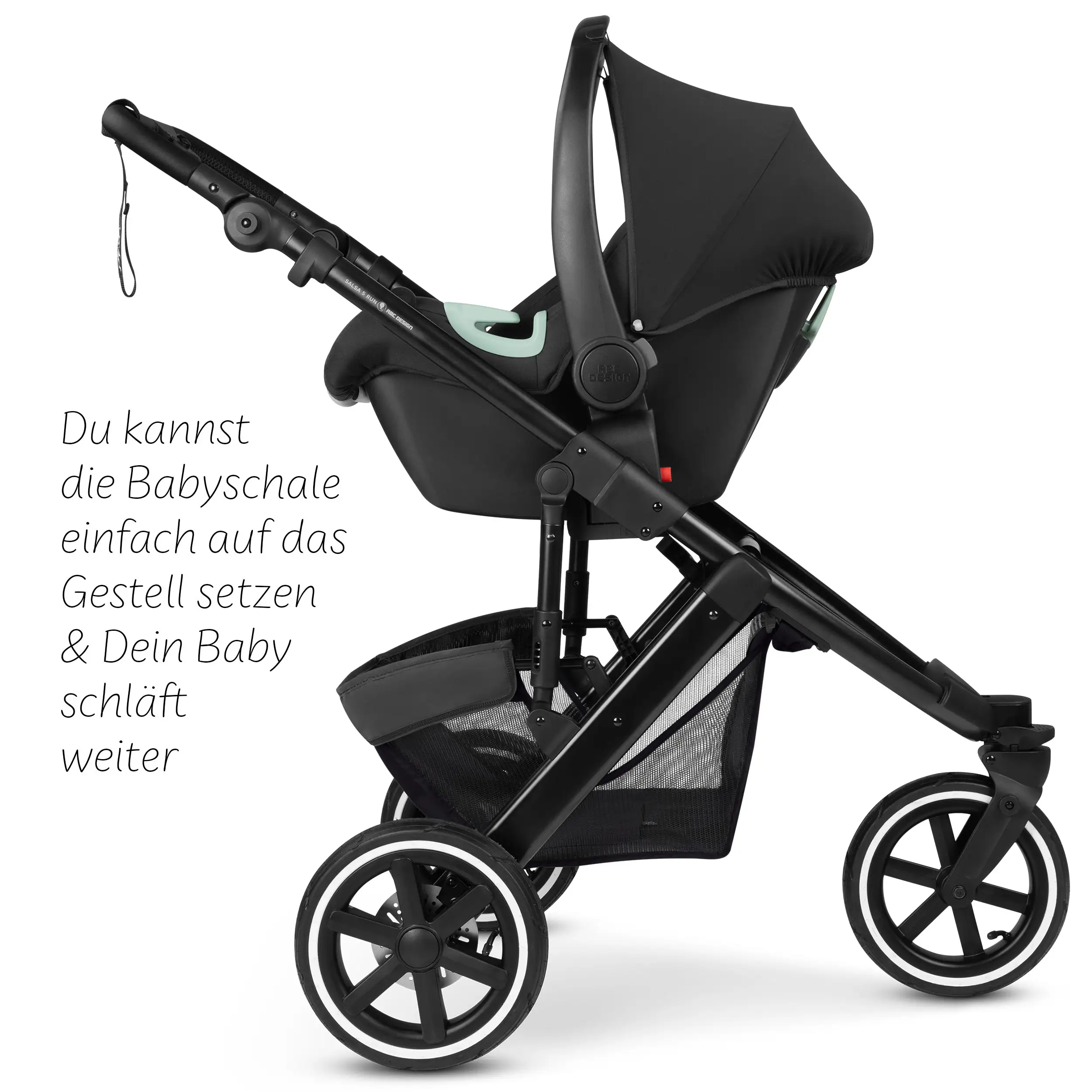 3in1 Kinderwagen-Set Salsa 5 Run - Coal