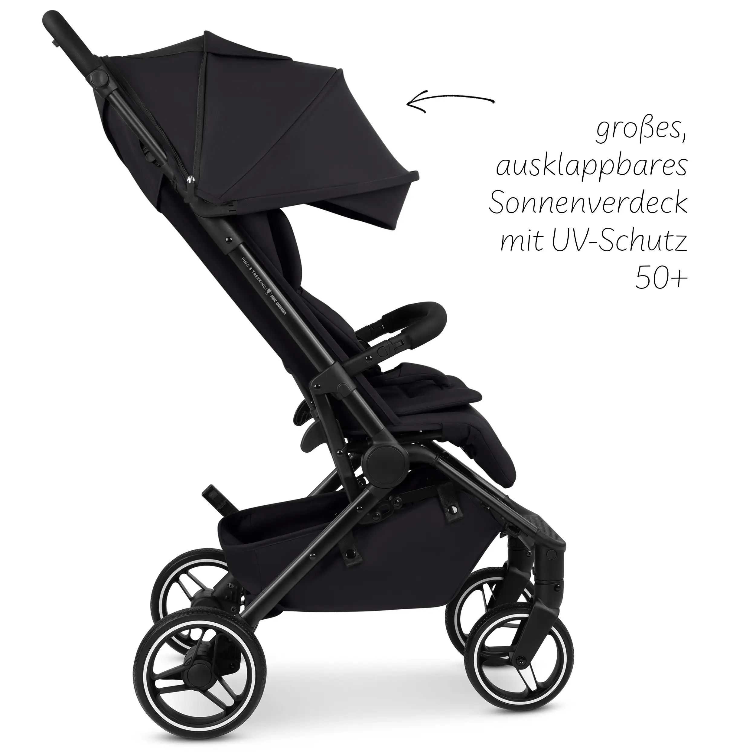 Reisebuggy Ping 3 Trekking - Coal