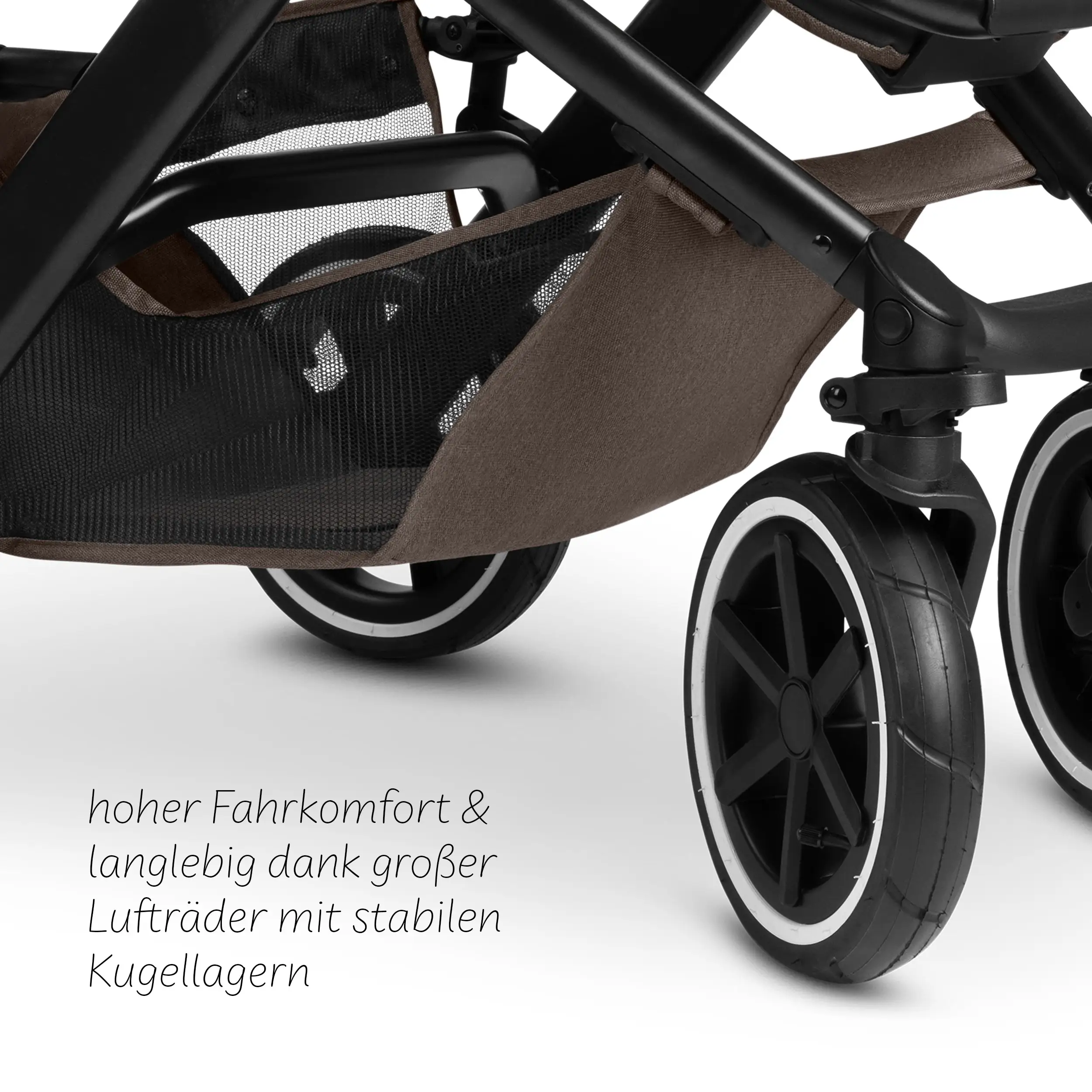 3in1 Kinderwagen-Set Salsa 5 Air inkl. Babyschale Maxi Cosi Pebble 360 Pro 2 - Nature