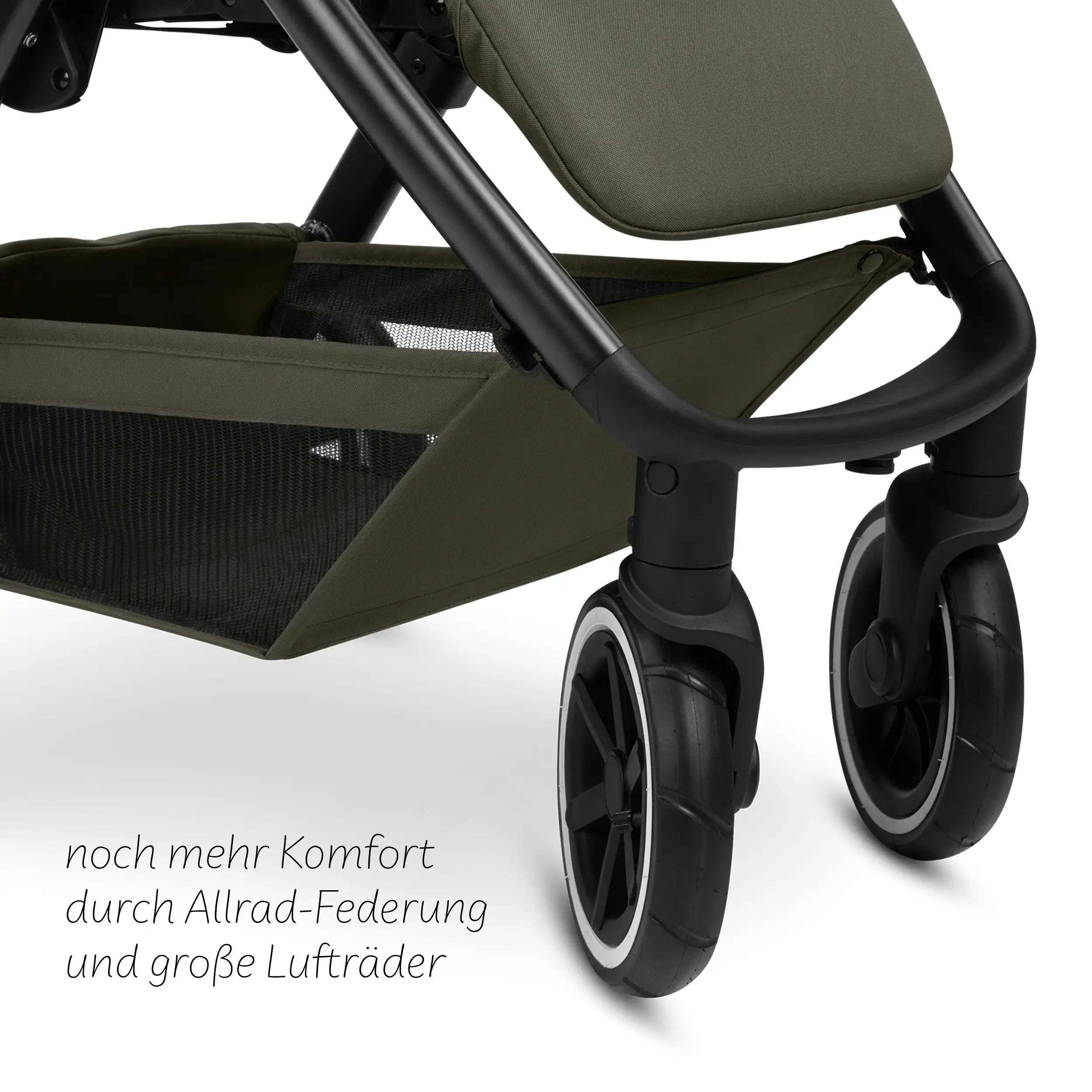 Stroller Avus 2 Air | With Air Tires - Avocado