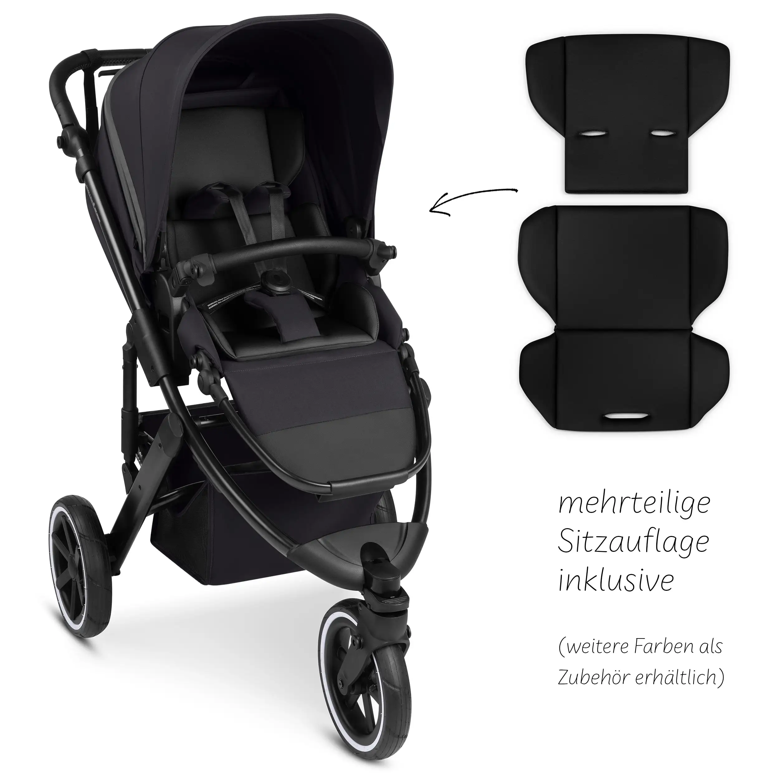 3in1 Kinderwagen-Set Salsa 5 Run - Coal