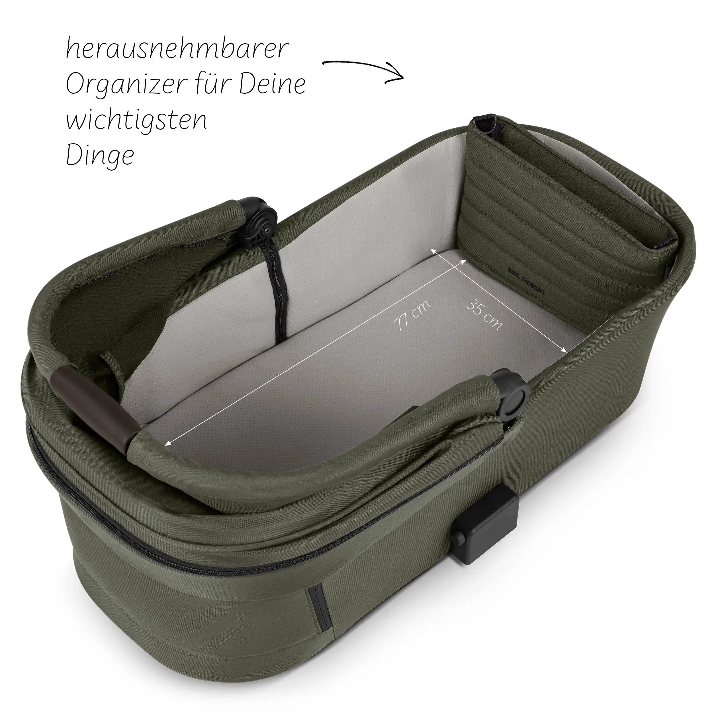 3in1-Kinderwagen-Starter-Set Samba 2 - Avocado