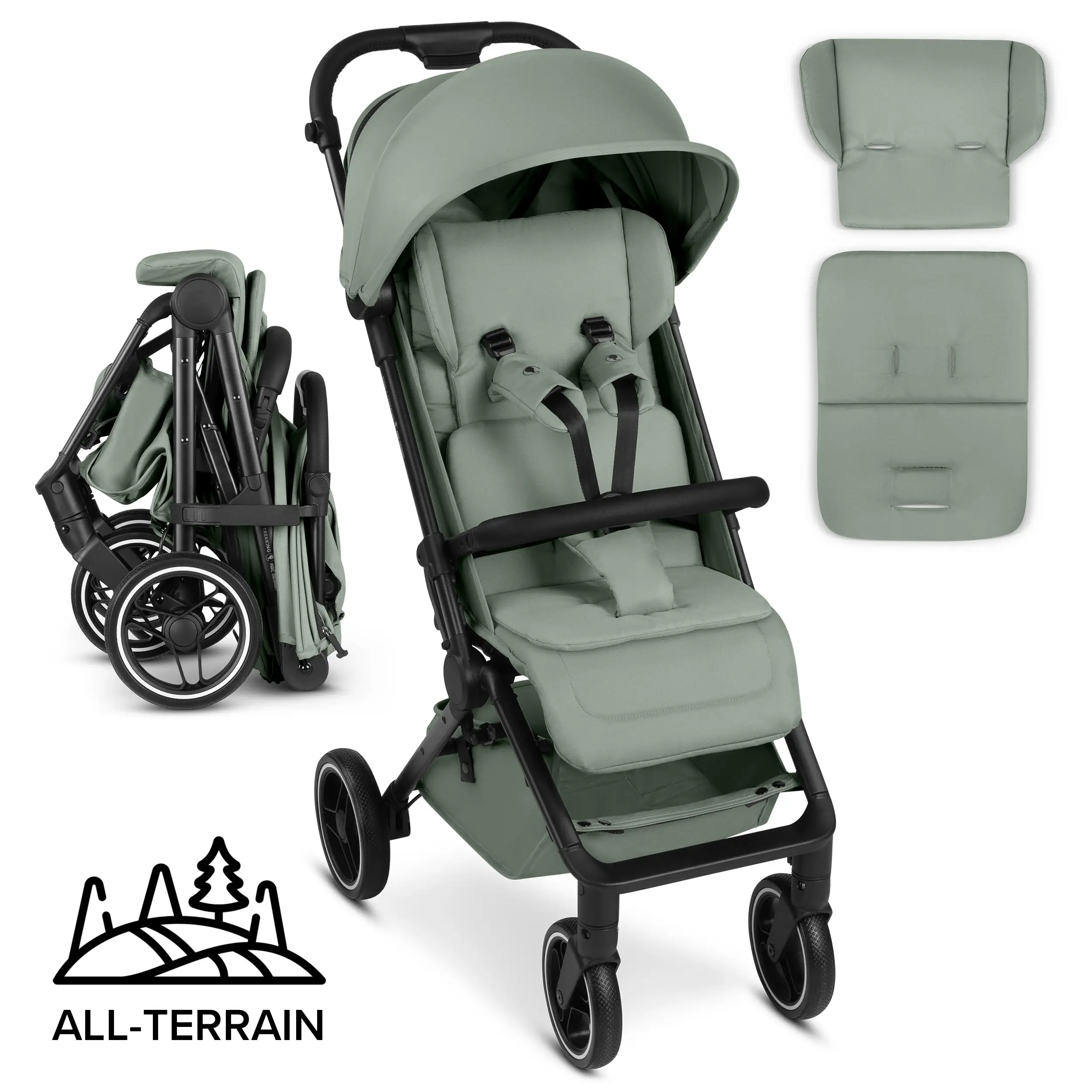 Travel Stroller Ping 3 Trekking - Pine