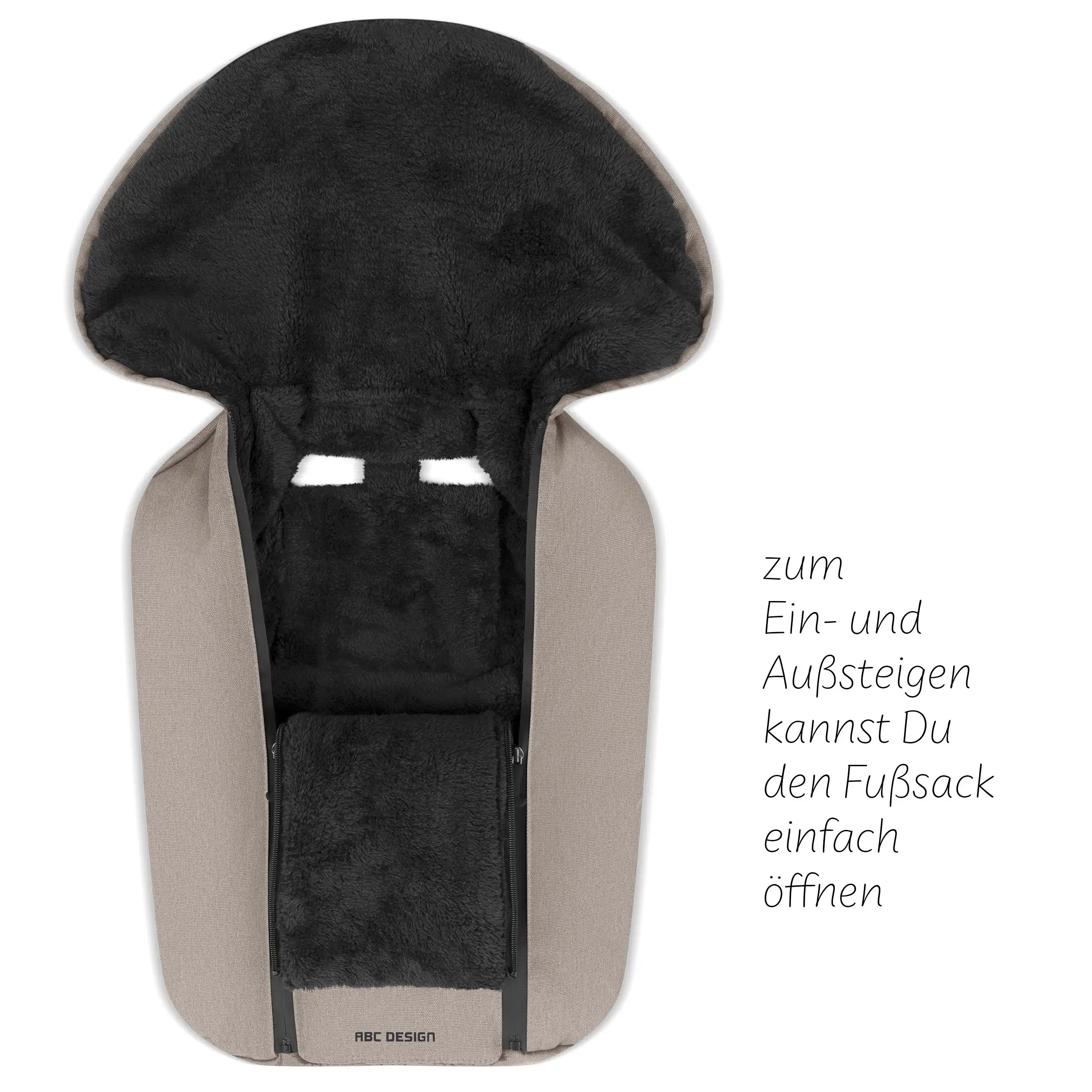 Neugeborenen Fußsack - Camel