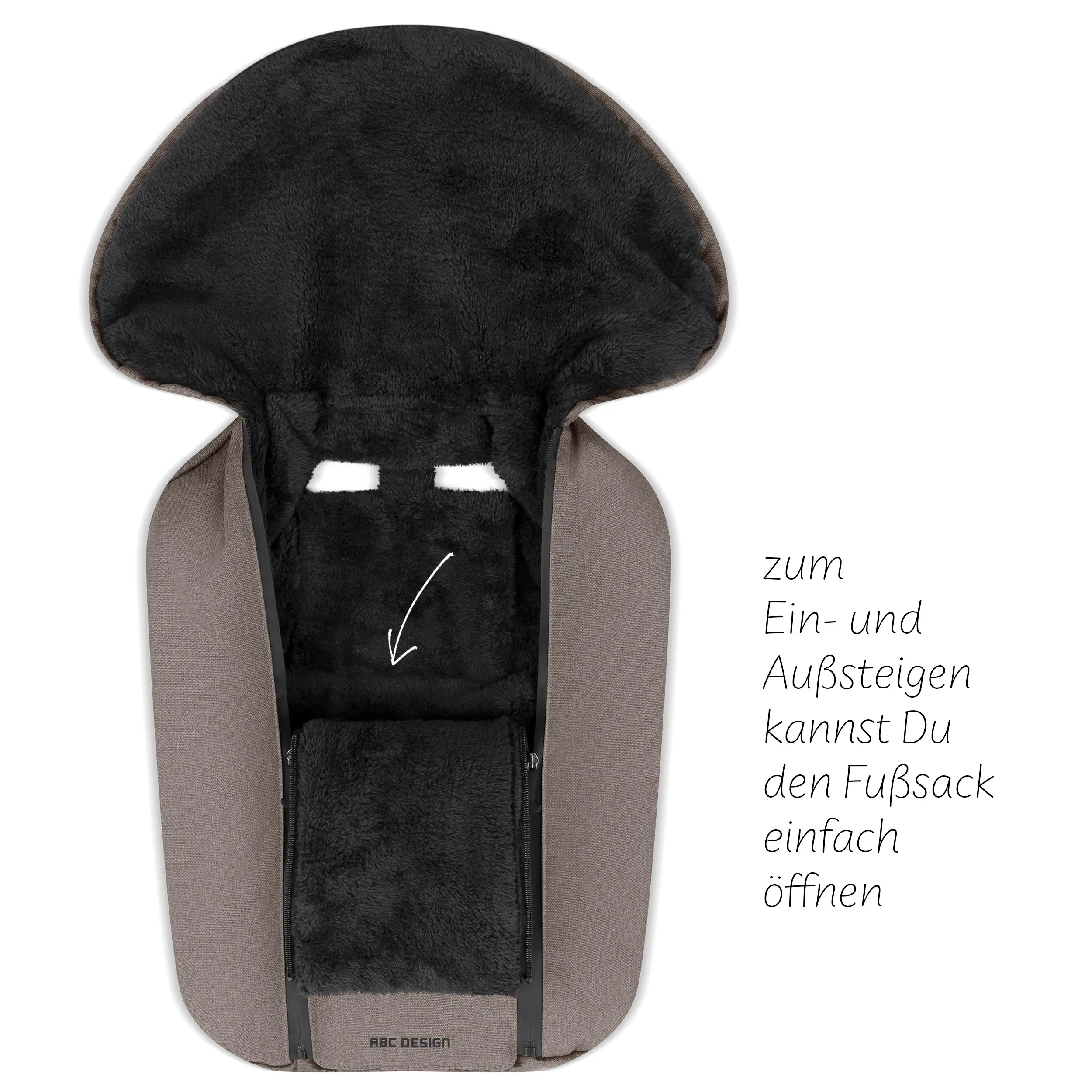 Newborn Footmuff for Infant Car Seat & Carrycot - Nature