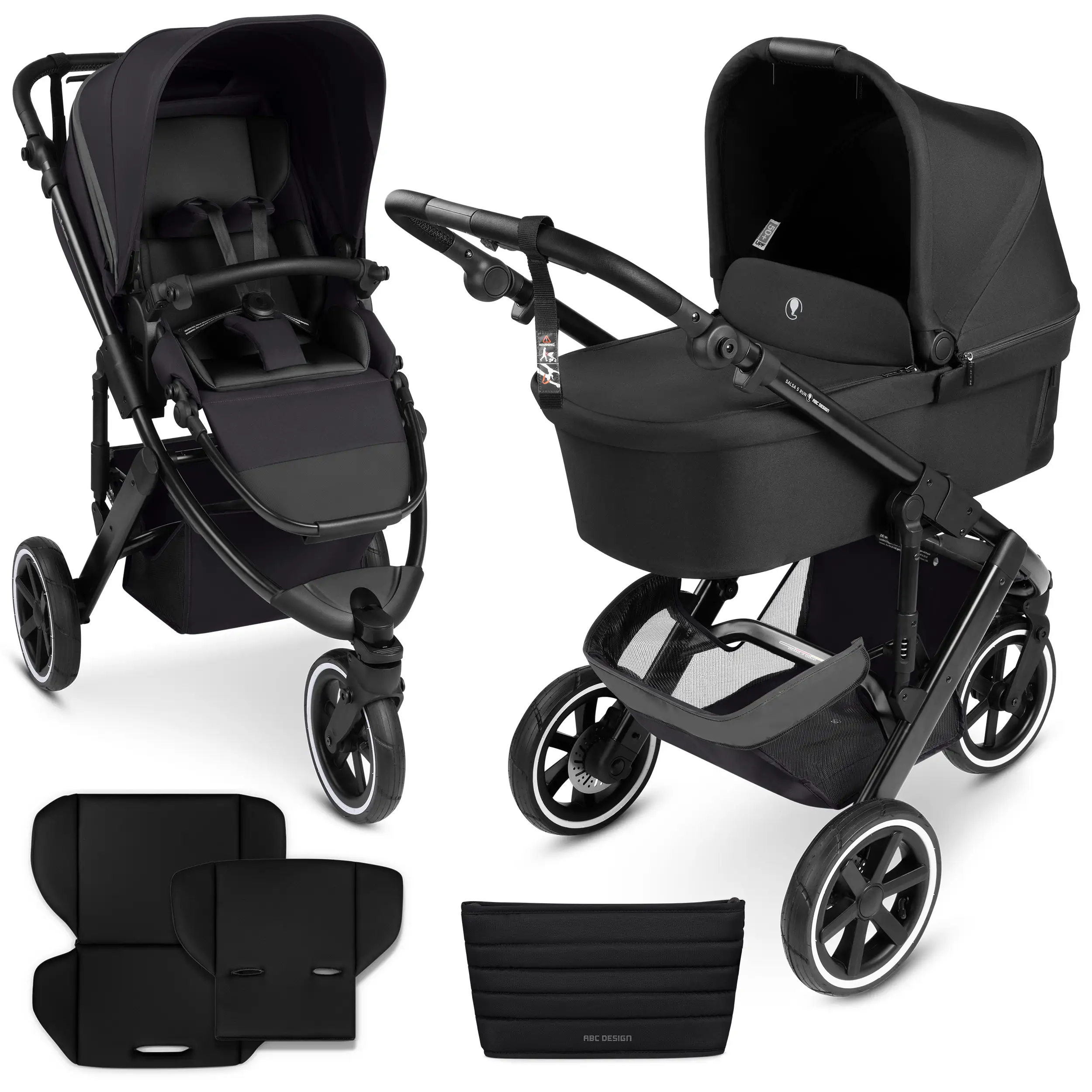 Poussette bébé 4 roues convertible combiné 2 en 1 deals