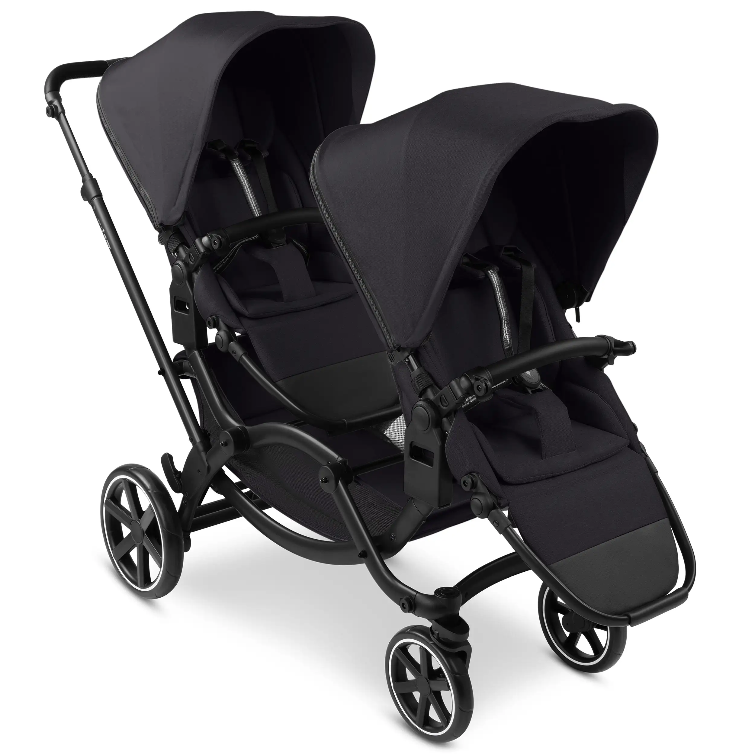 All black double stroller on sale