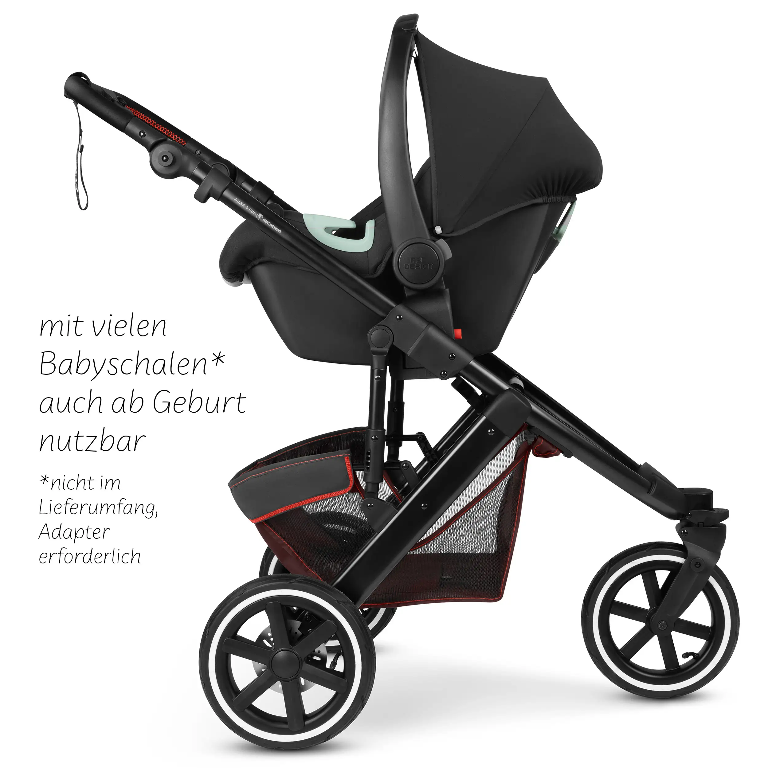 Kombi-Kinderwagen Salsa 5 Run - Umbra