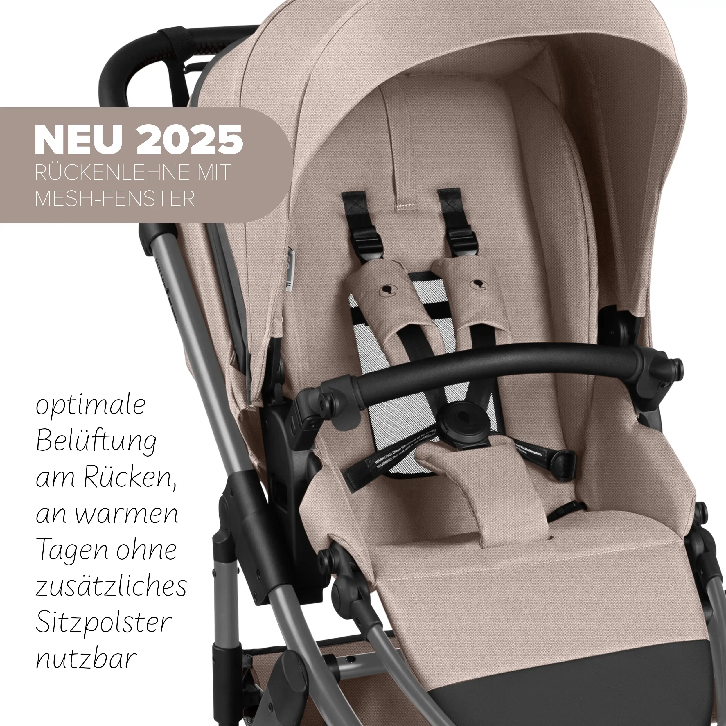 3in1 Kinderwagen-Set Salsa 5 Run - Camel