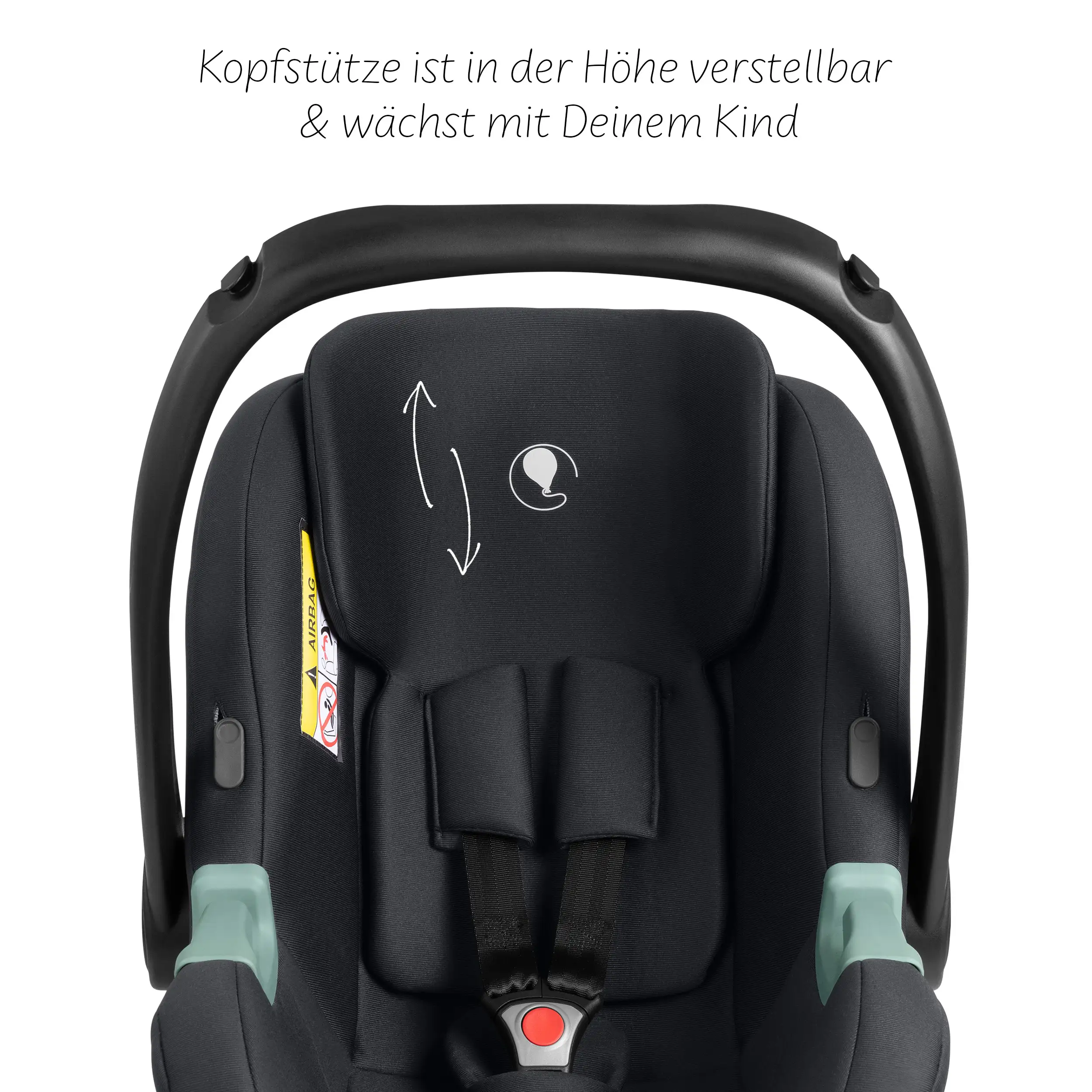 Infant Car Seat Tulip i-Size (for Newborn Babys) - Black