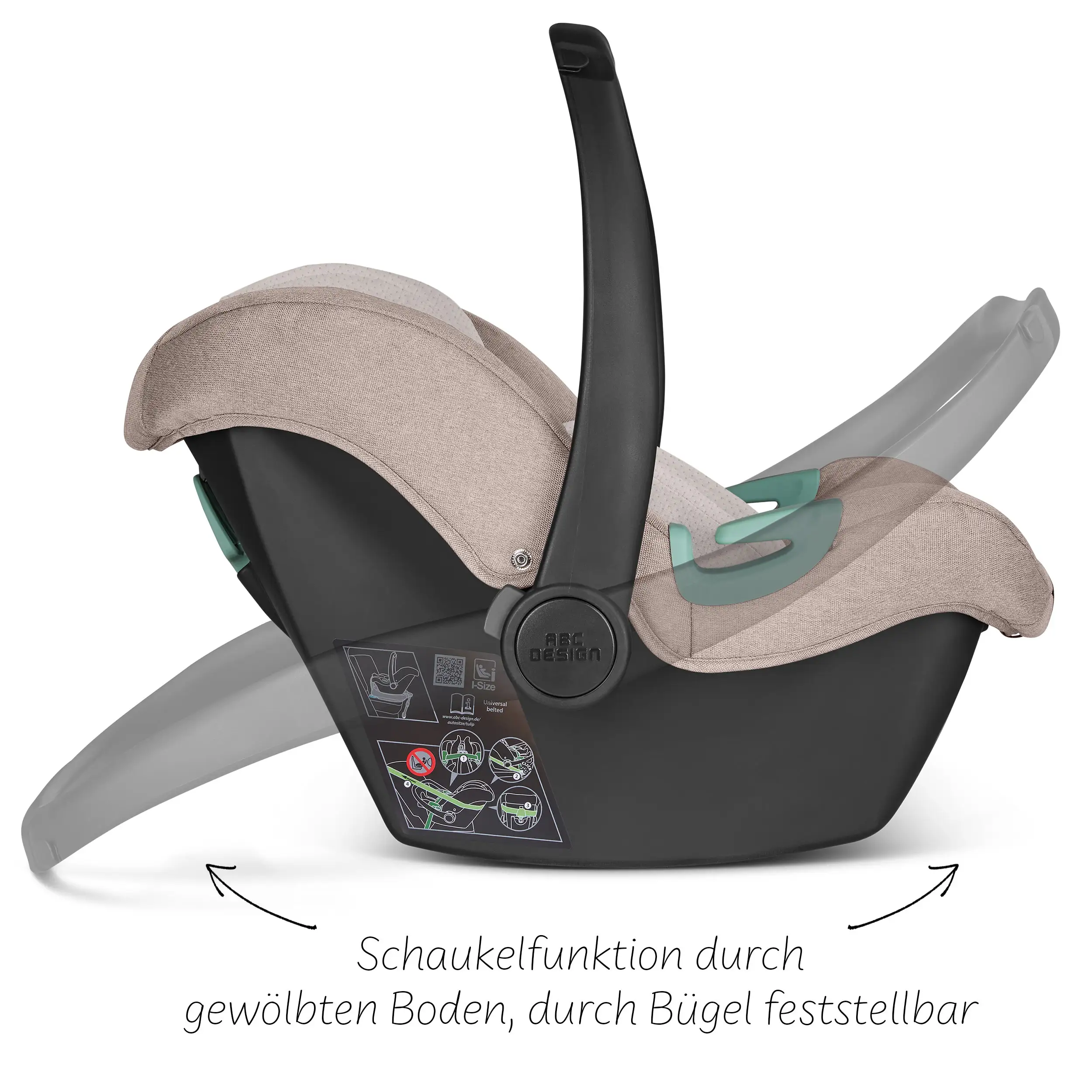 Infant Car Seat Tulip i-Size (for Newborn Babys) - Camel