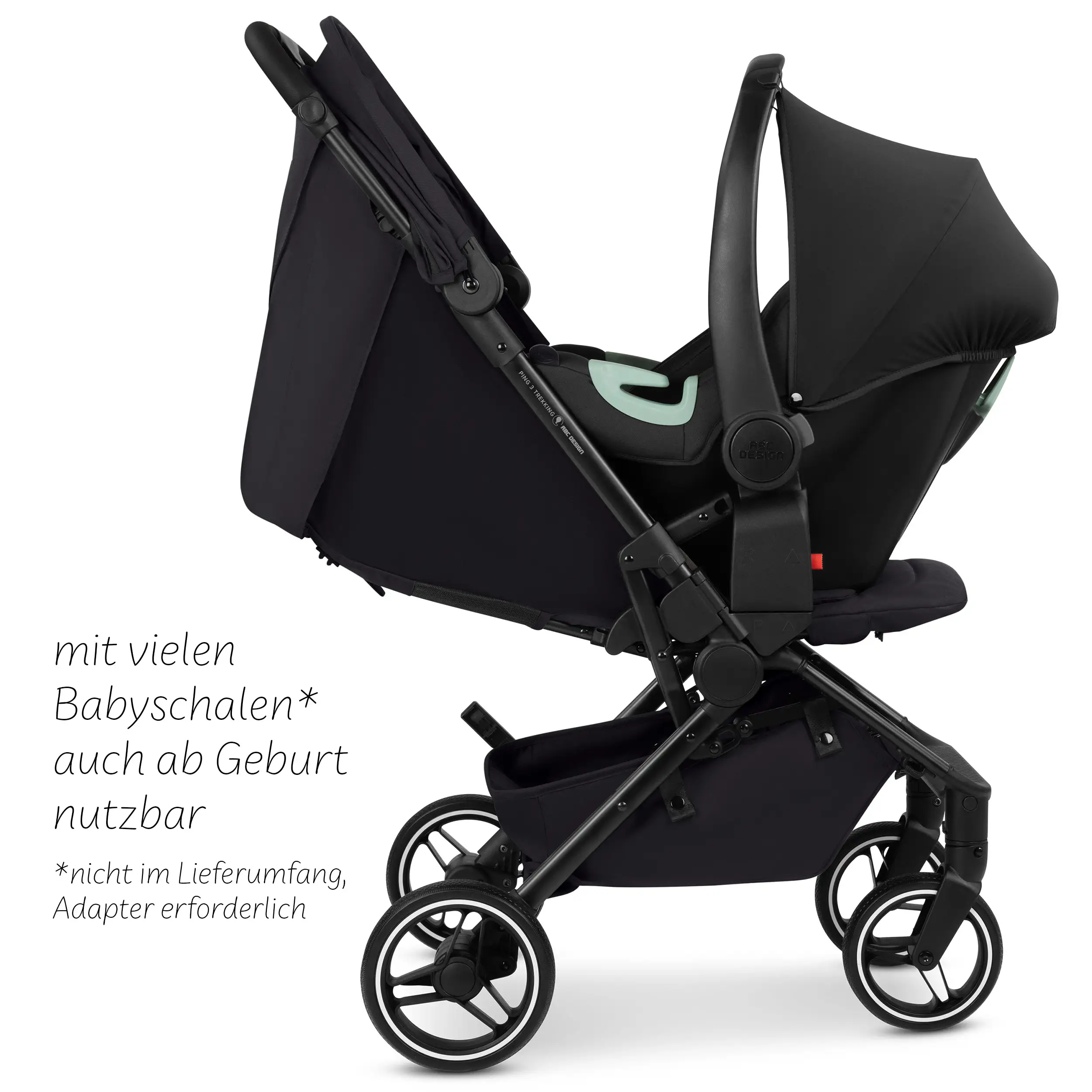 Ping 3 Trekking pushchair - Coal